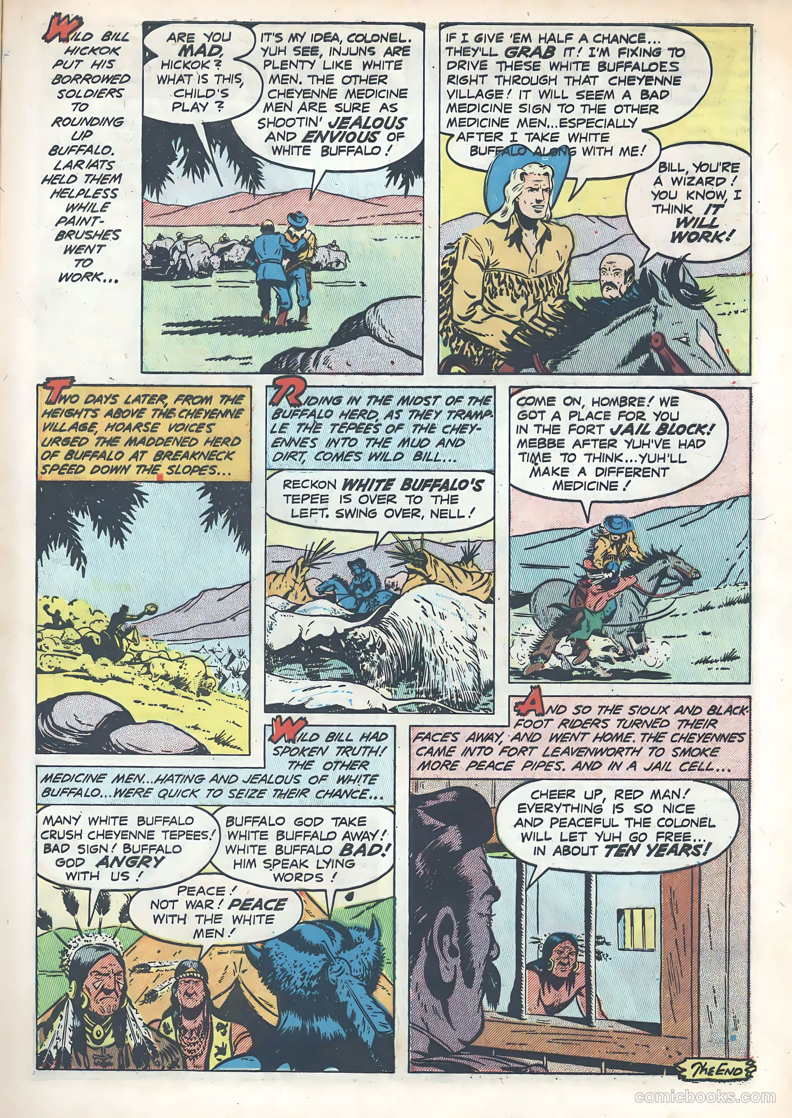 Wild Bill Hickok #4 (1950) — page 9 of 37