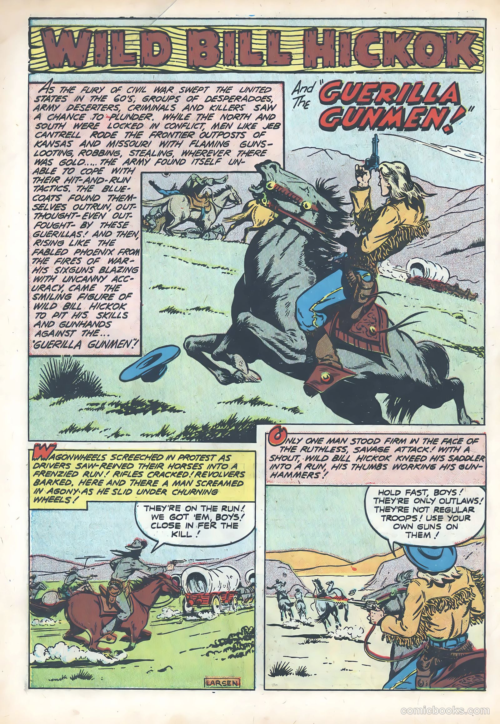 Wild Bill Hickok #4 (1950) — page 10 of 37