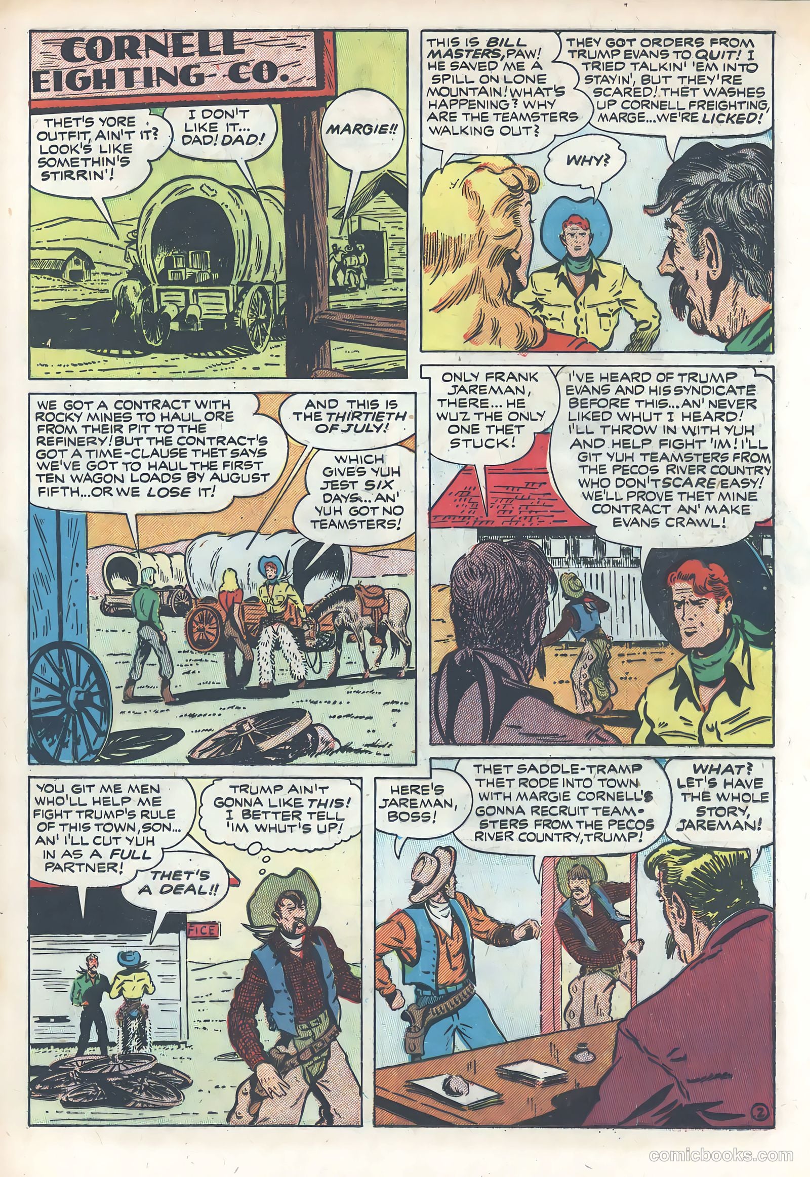 Wild Bill Hickok #4 (1950) — page 21 of 37