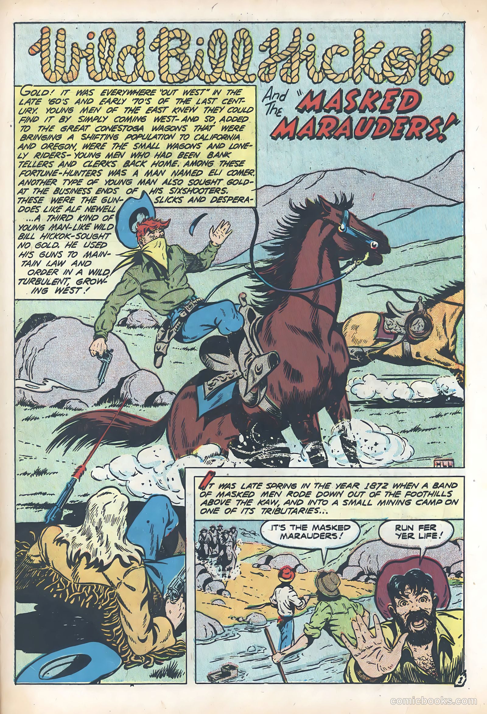 Wild Bill Hickok #4 (1950) — page 27 of 37
