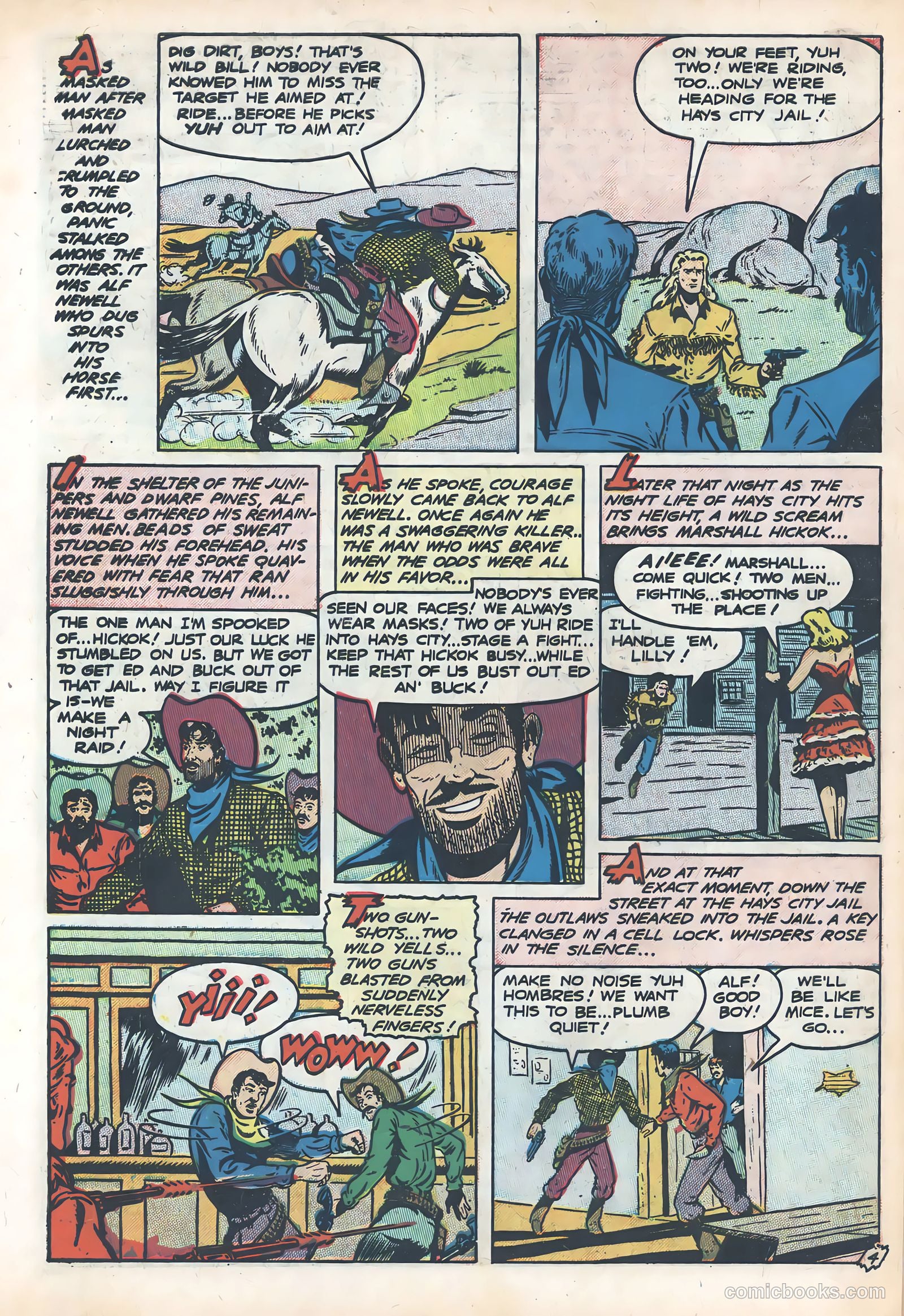 Wild Bill Hickok #4 (1950) — page 30 of 37
