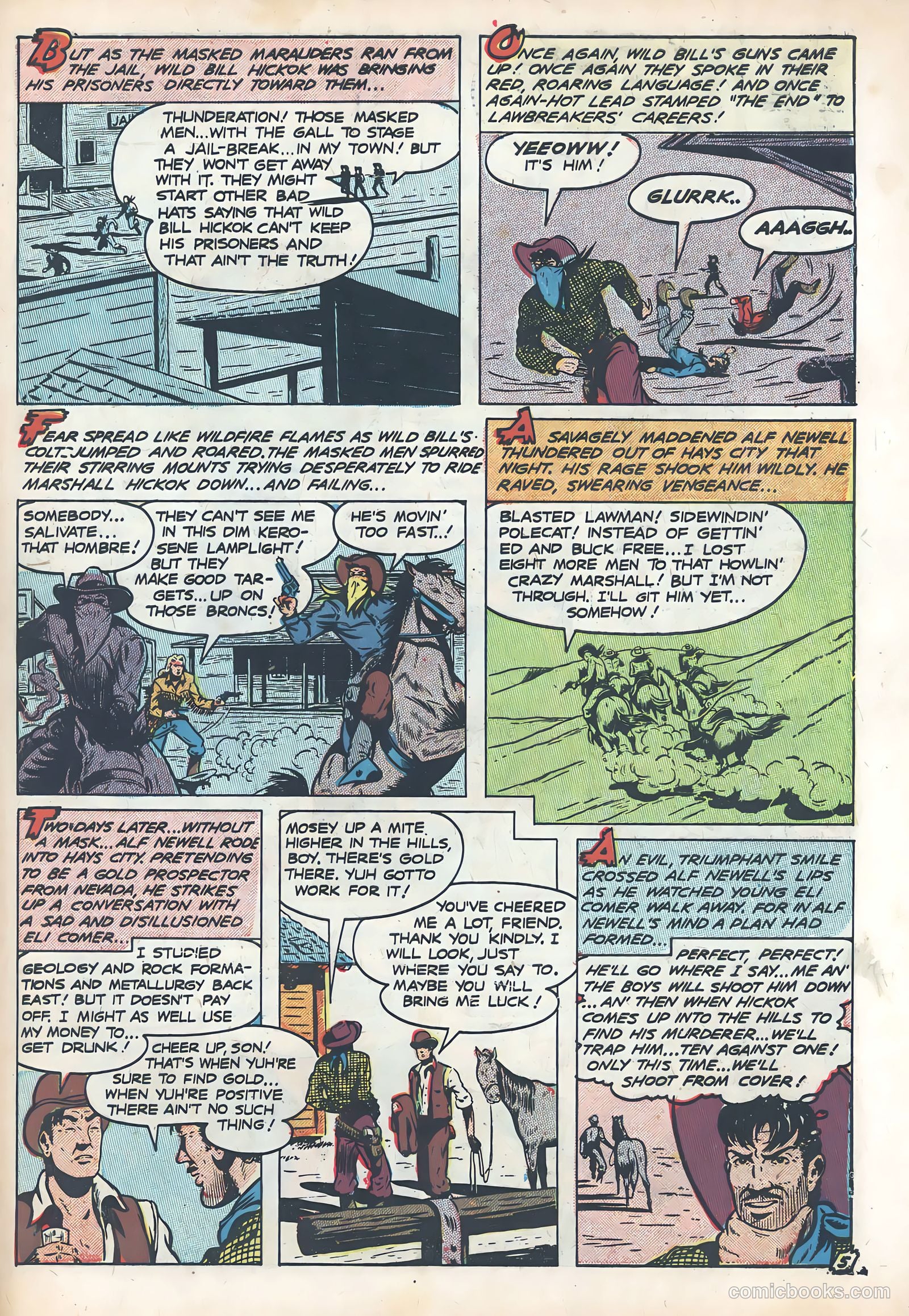 Wild Bill Hickok #4 (1950) — page 31 of 37