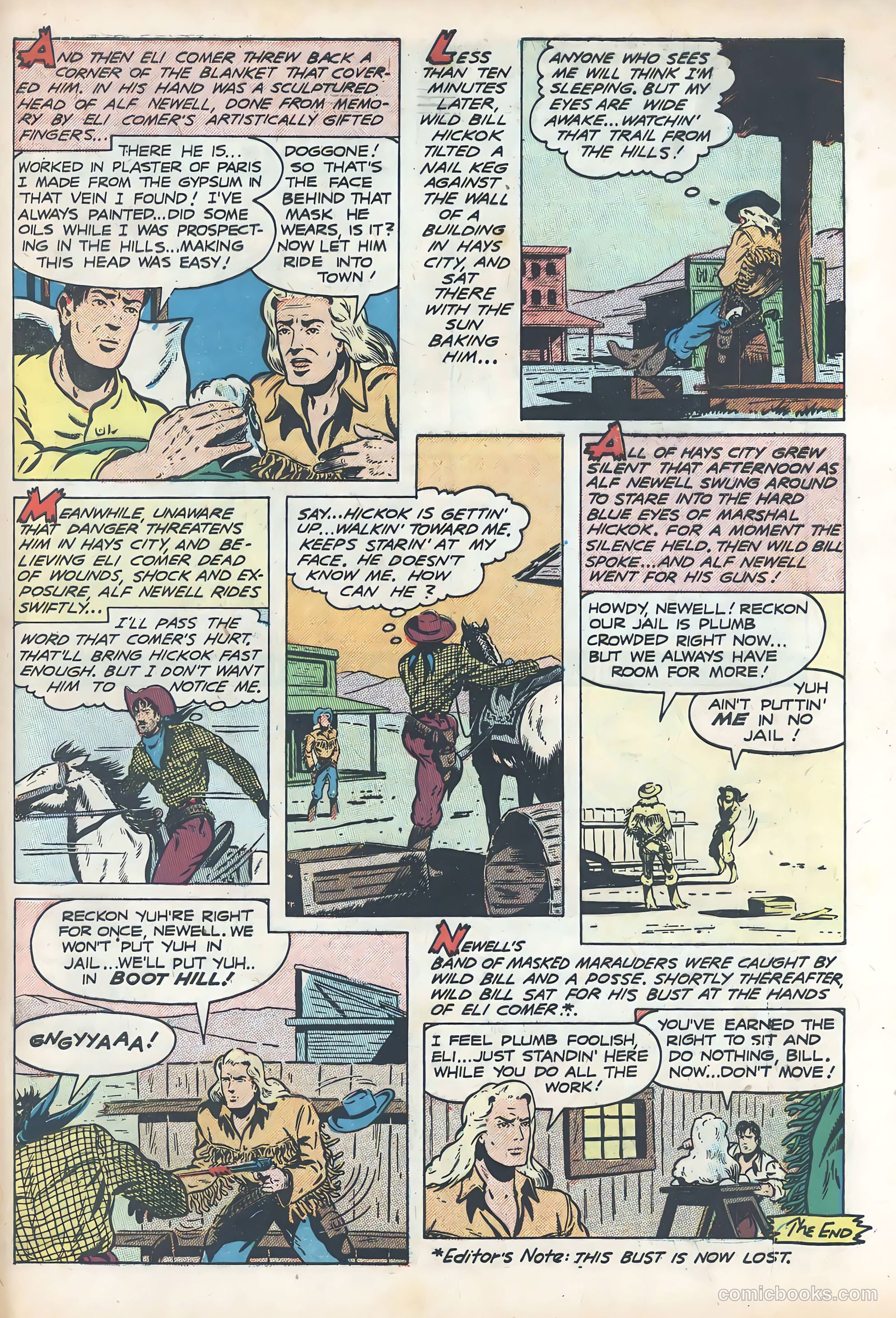 Wild Bill Hickok #4 (1950) — page 33 of 37