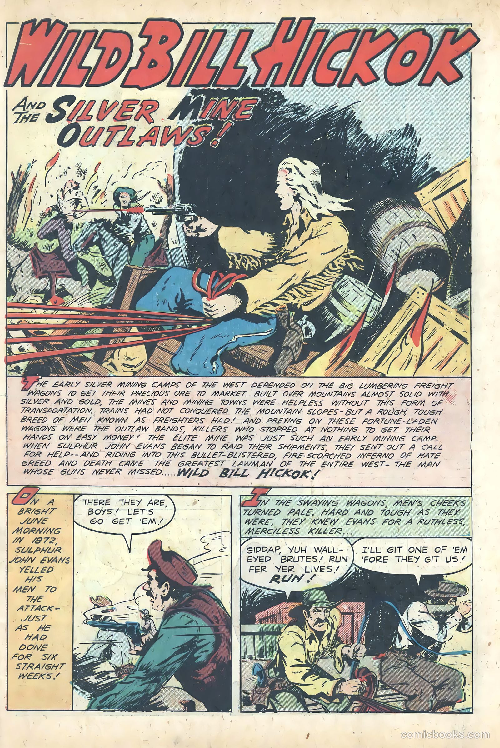 Wild Bill Hickok #5 (1950) — page 3 of 36