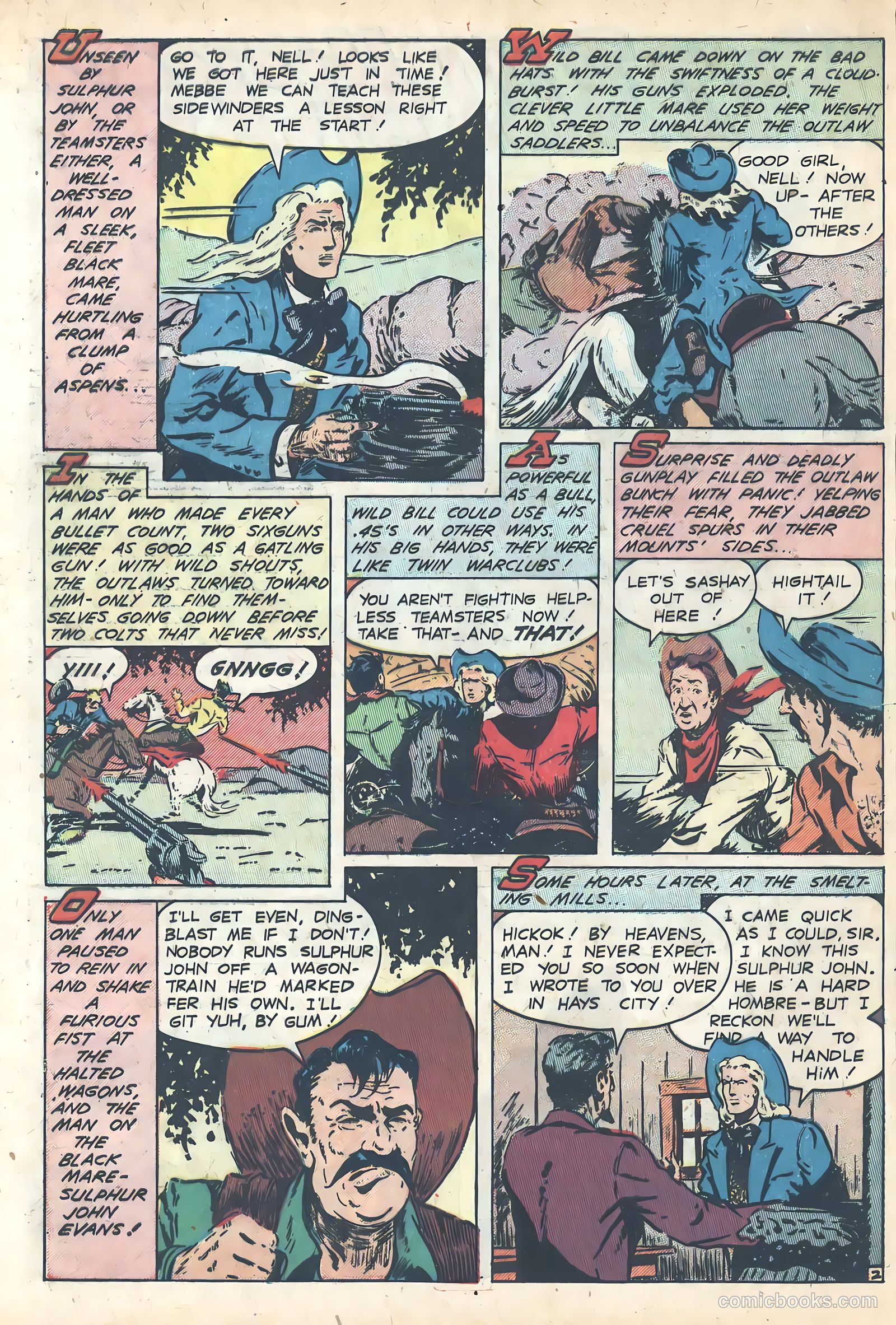 Wild Bill Hickok #5 (1950) — page 4 of 36