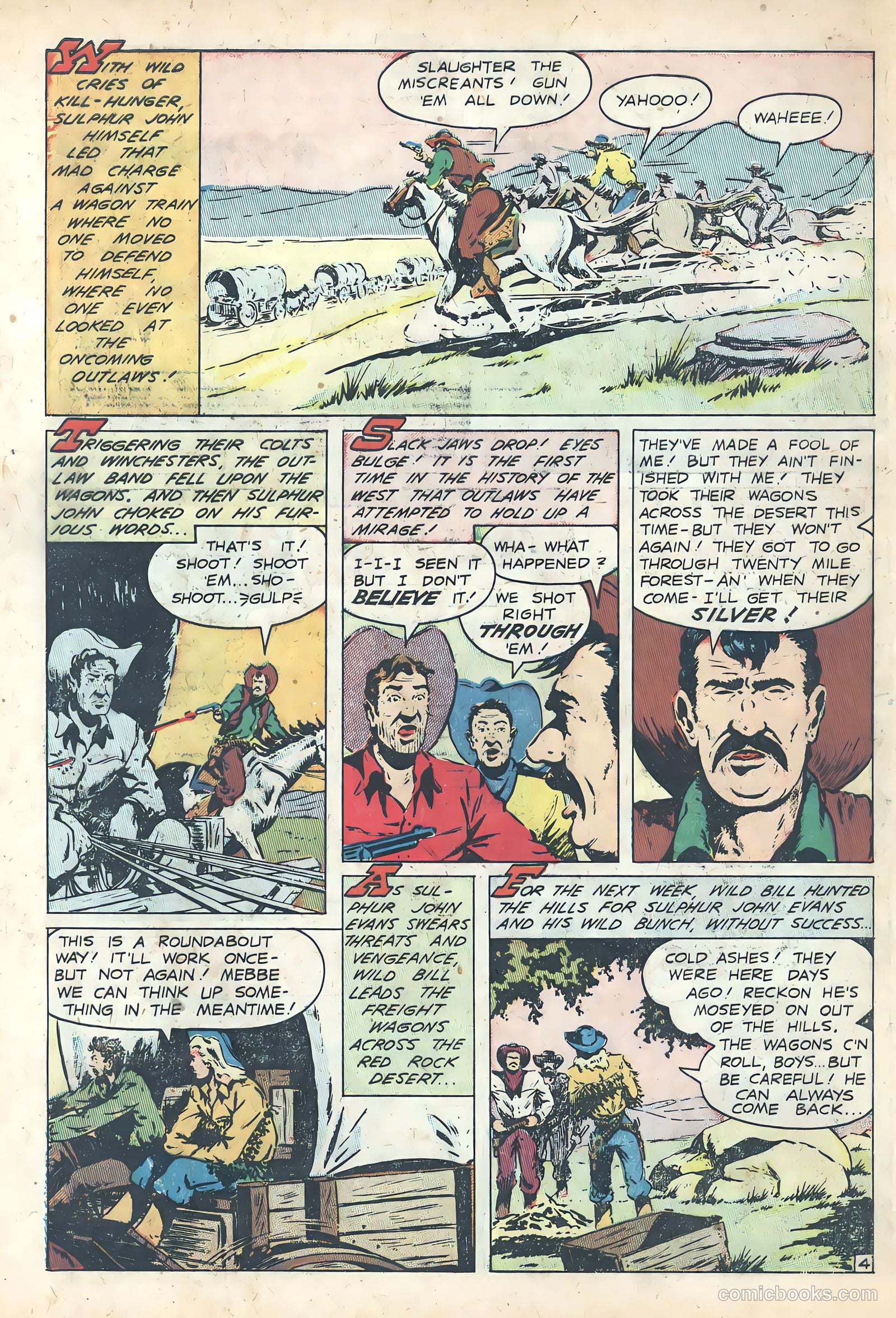 Wild Bill Hickok #5 (1950) — page 6 of 36