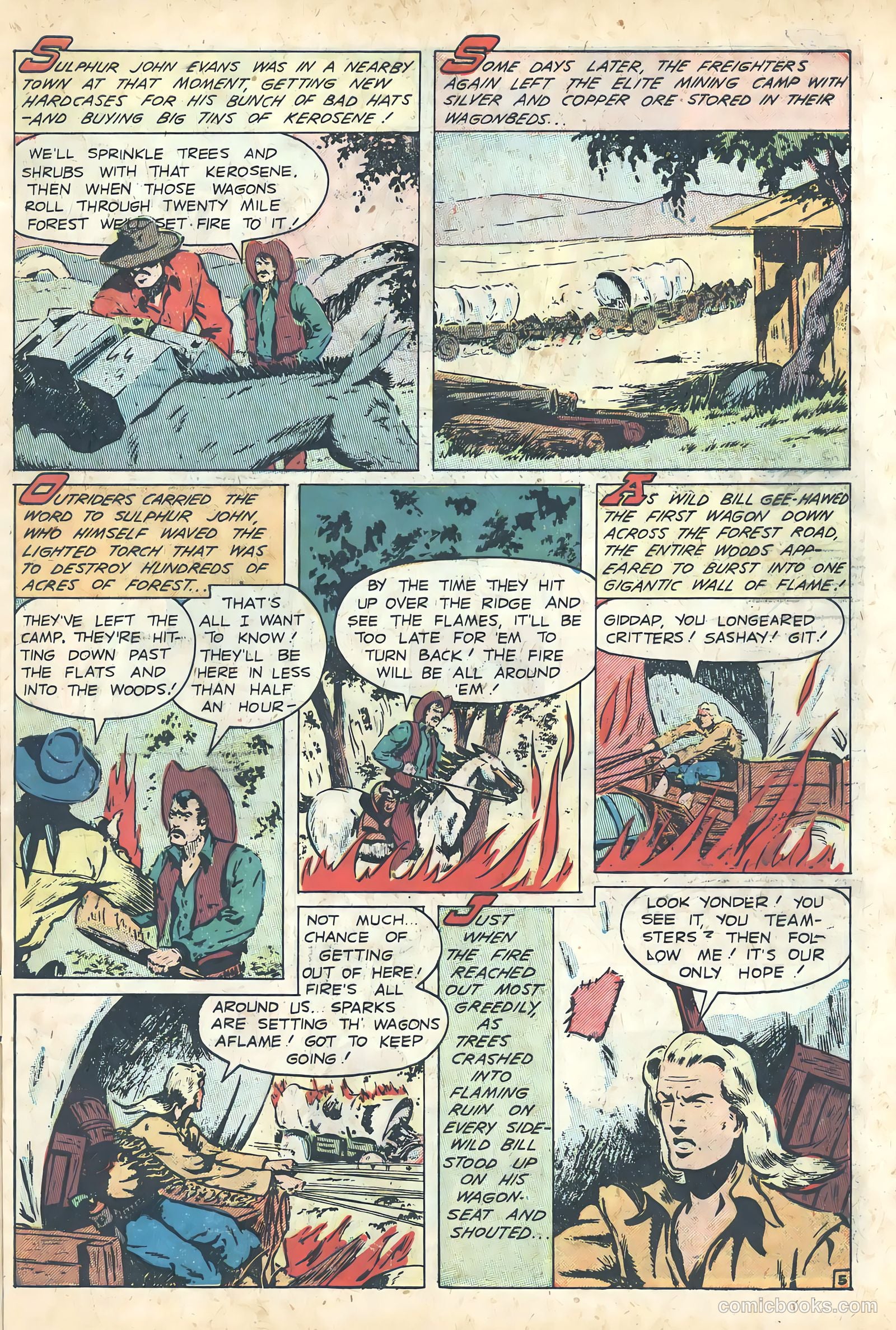Wild Bill Hickok #5 (1950) — page 7 of 36