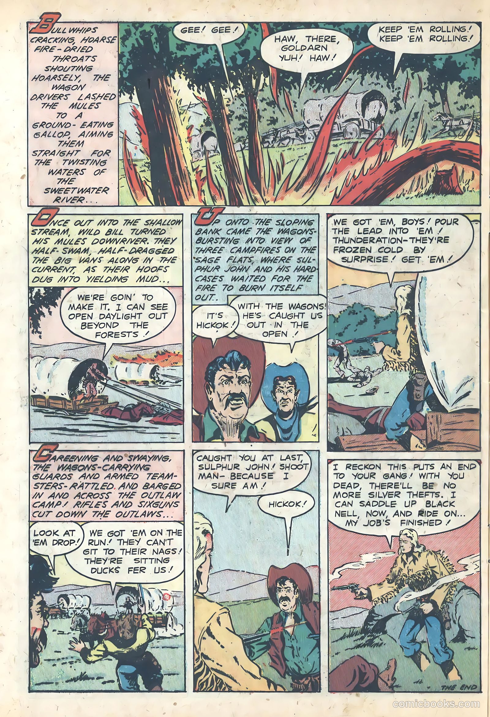 Wild Bill Hickok #5 (1950) — page 8 of 36