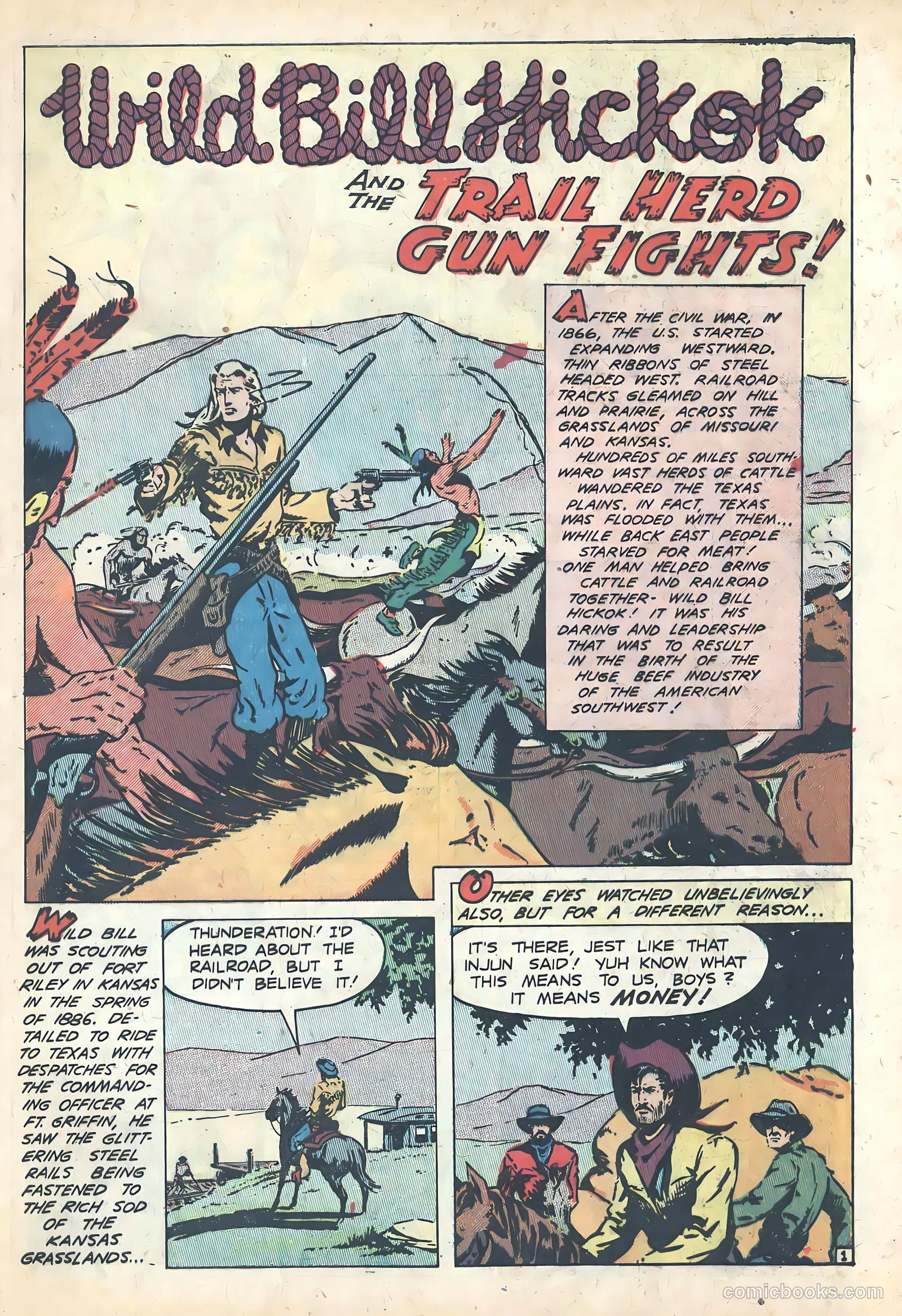 Wild Bill Hickok #5 (1950) — page 9 of 36