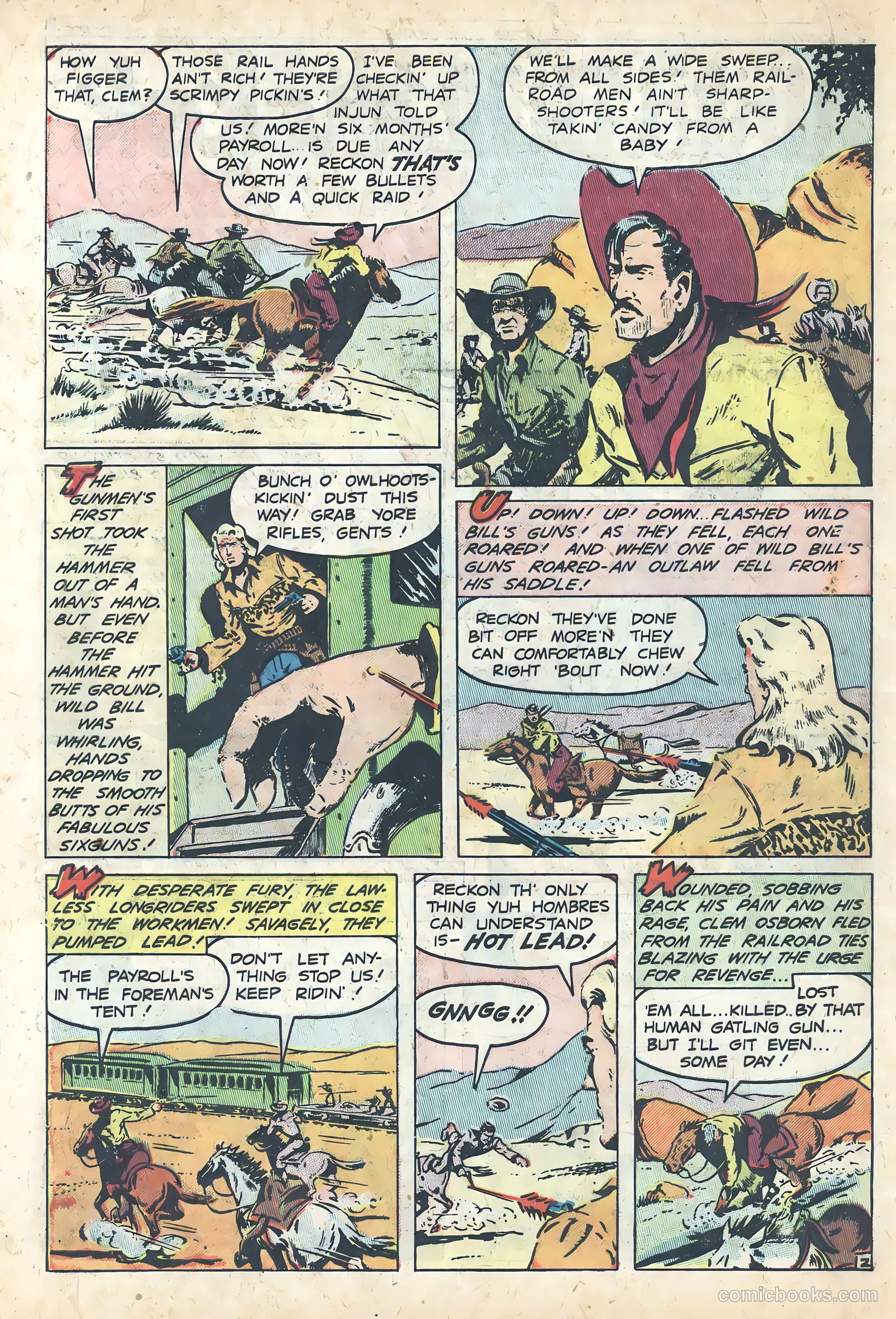 Wild Bill Hickok #5 (1950) — page 10 of 36