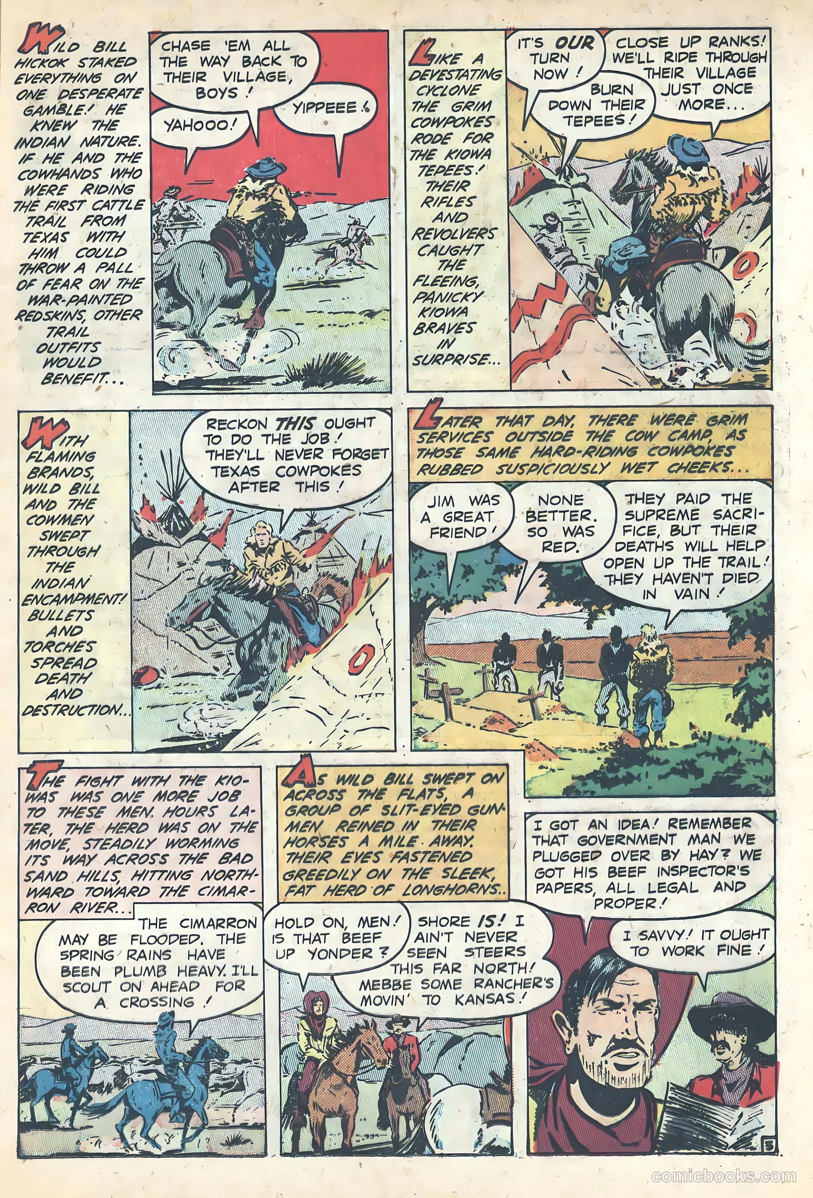 Wild Bill Hickok #5 (1950) — page 13 of 36