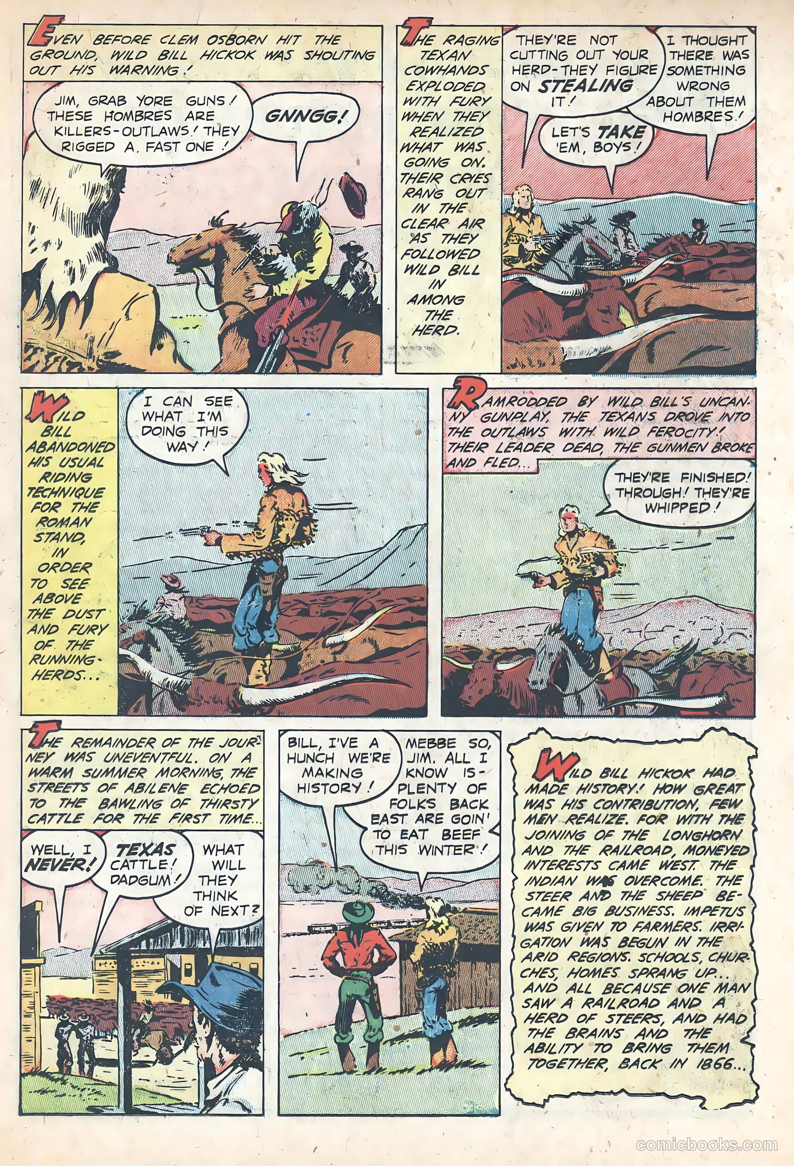 Wild Bill Hickok #5 (1950) — page 15 of 36