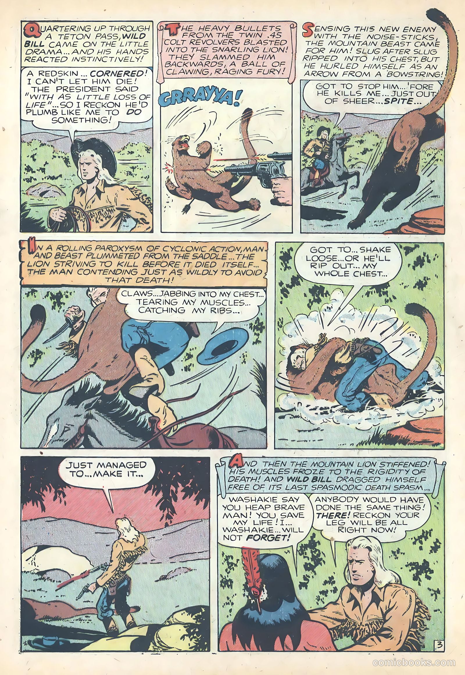 Wild Bill Hickok #5 (1950) — page 28 of 36