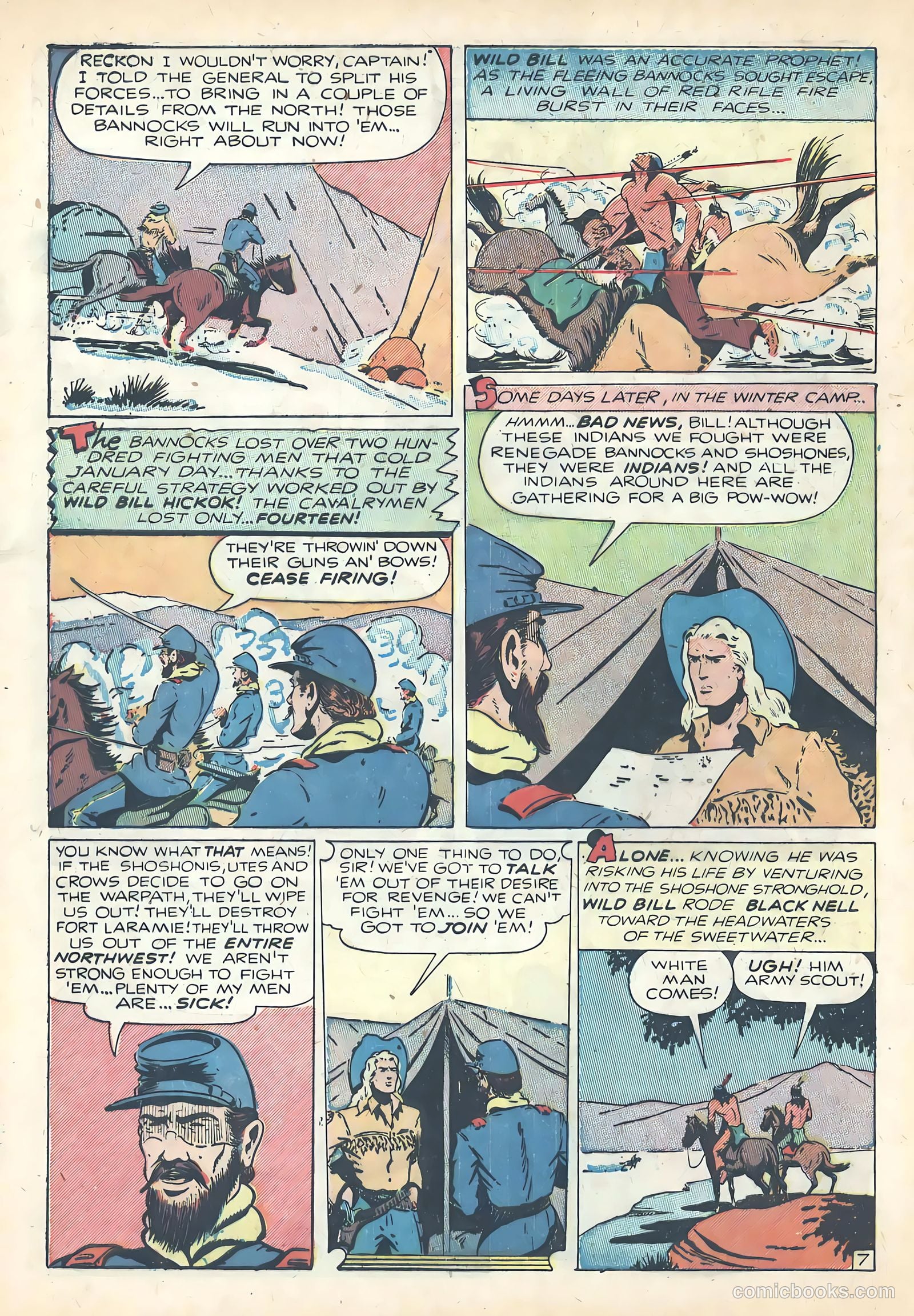 Wild Bill Hickok #5 (1950) — page 32 of 36