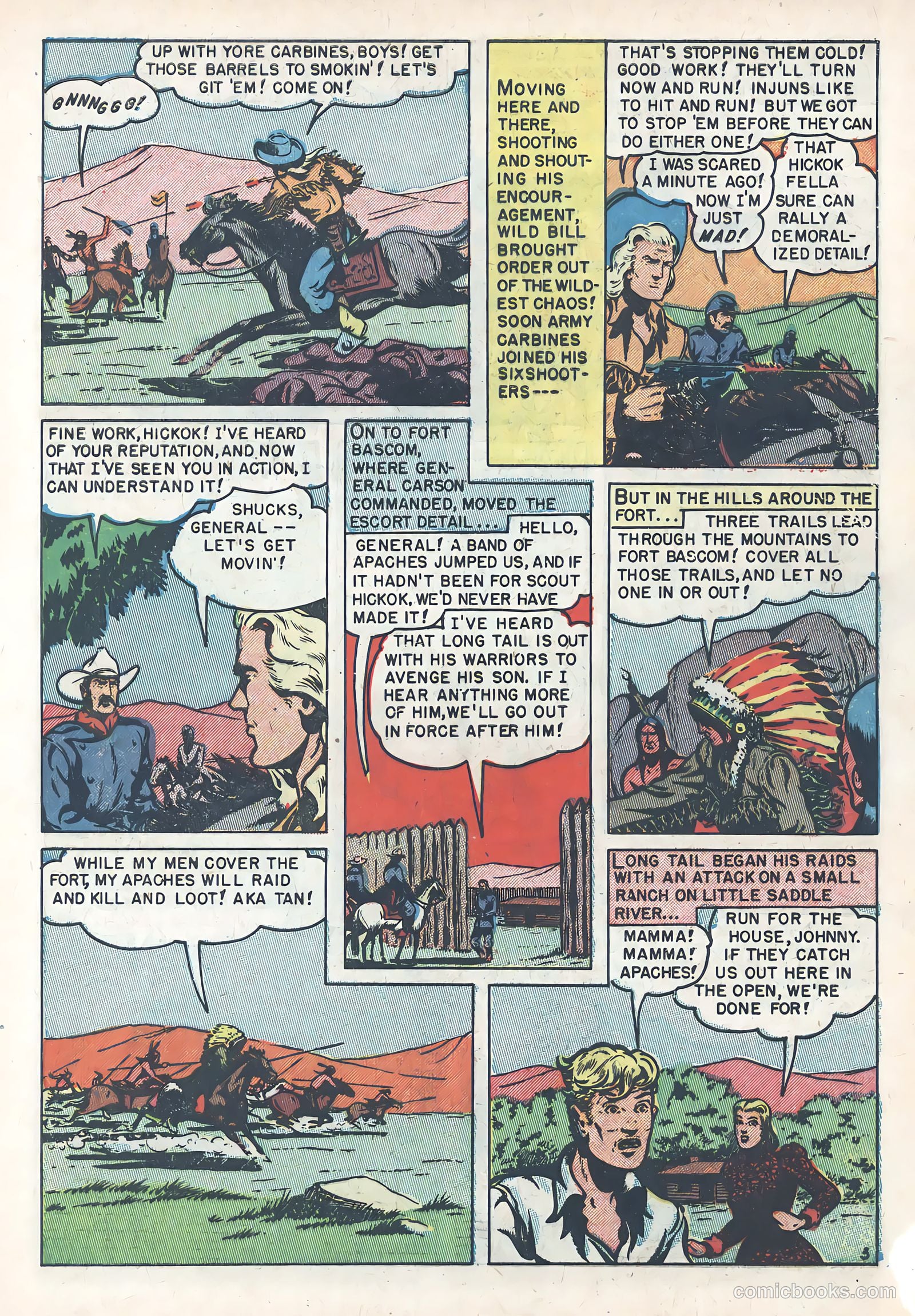 Wild Bill Hickok #6 (1951) — page 5 of 36