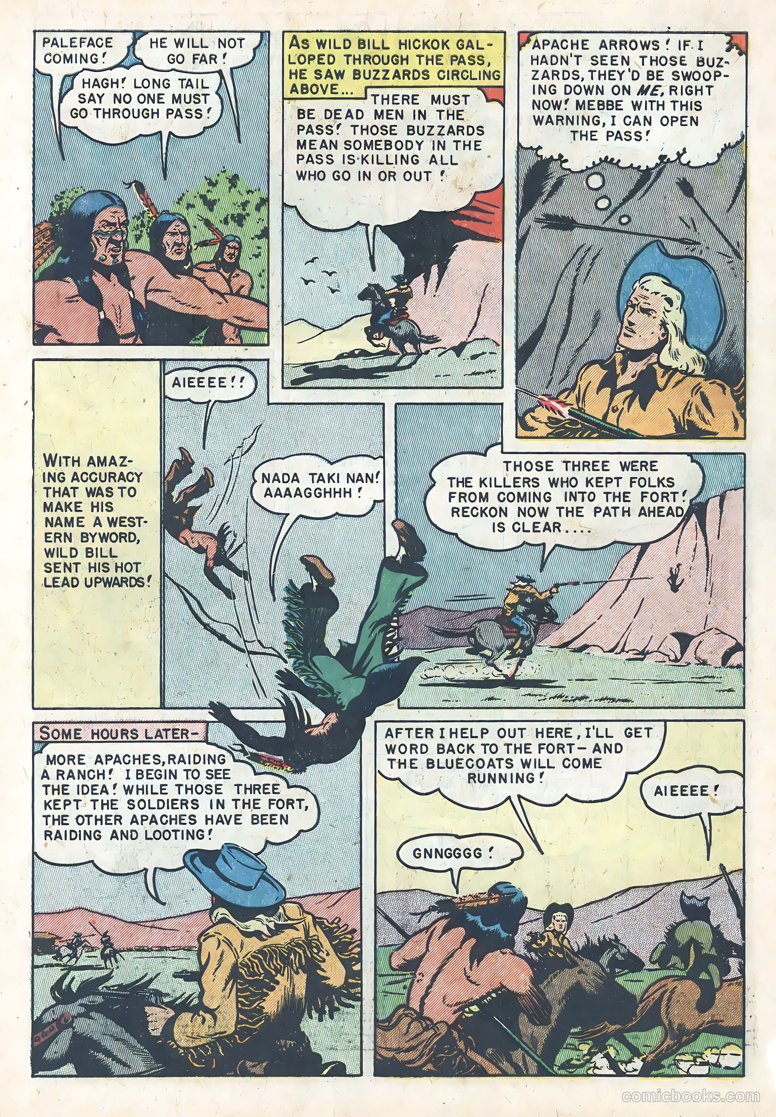 Wild Bill Hickok #6 (1951) — page 7 of 36