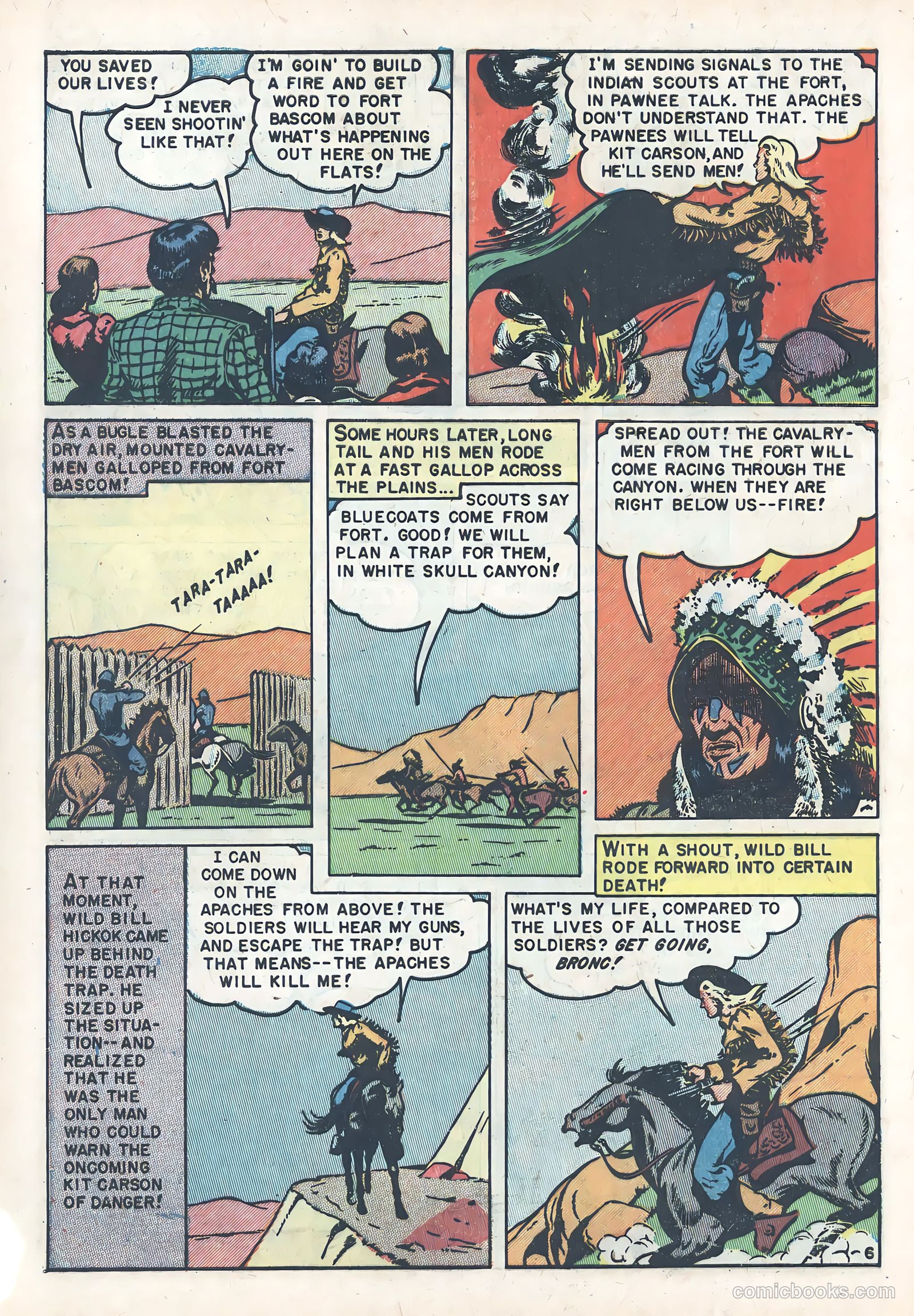 Wild Bill Hickok #6 (1951) — page 8 of 36