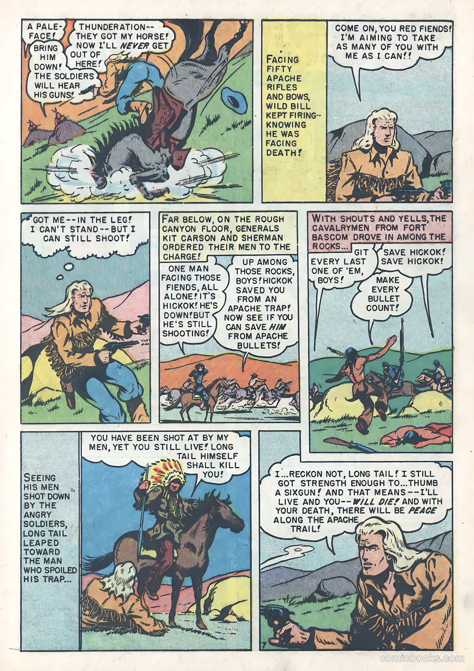 Wild Bill Hickok #6 (1951) — page 9 of 36
