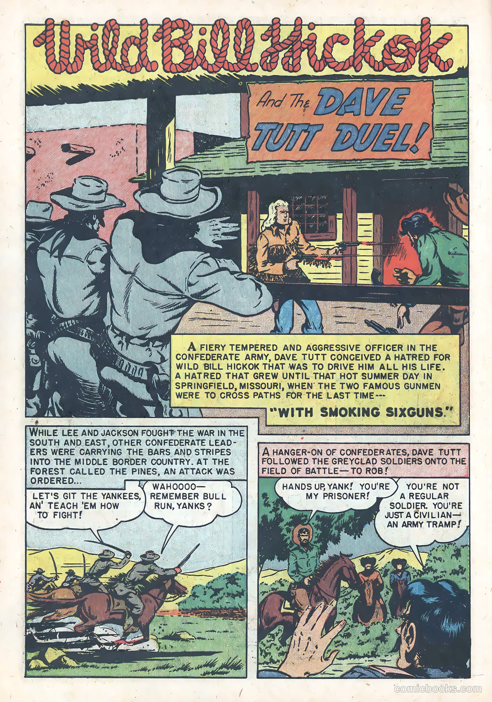 Wild Bill Hickok #6 (1951) — page 10 of 36
