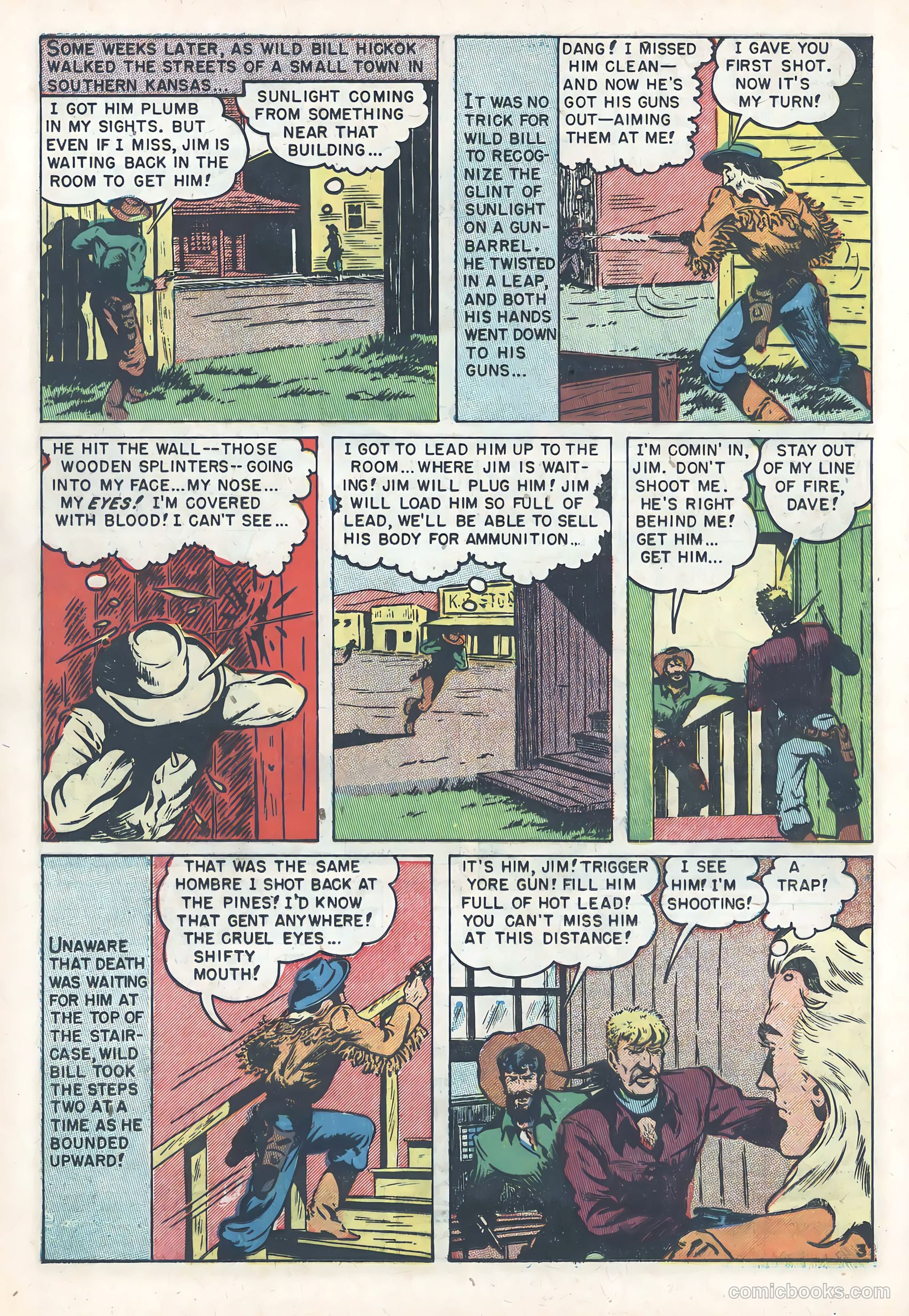 Wild Bill Hickok #6 (1951) — page 12 of 36