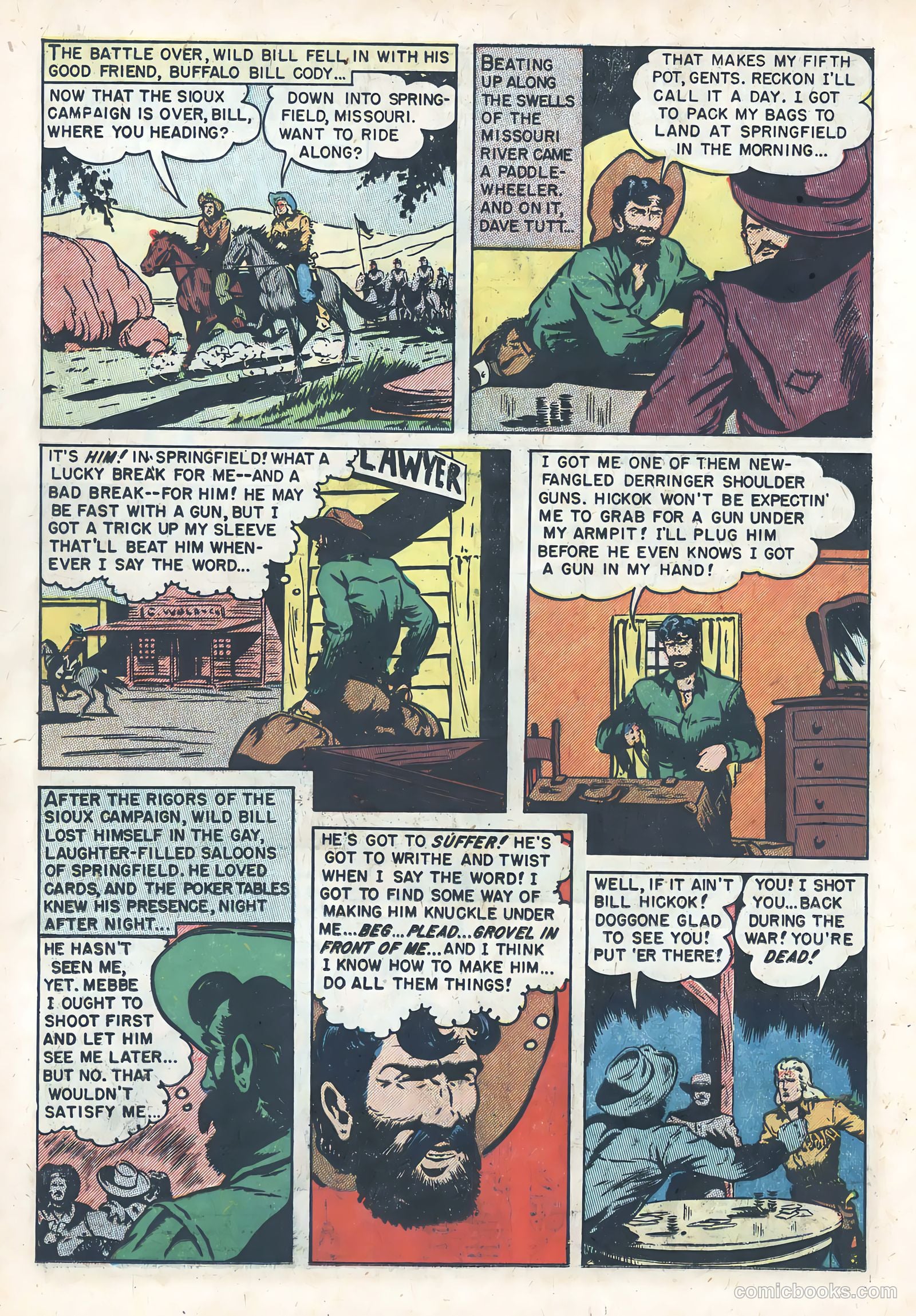 Wild Bill Hickok #6 (1951) — page 14 of 36