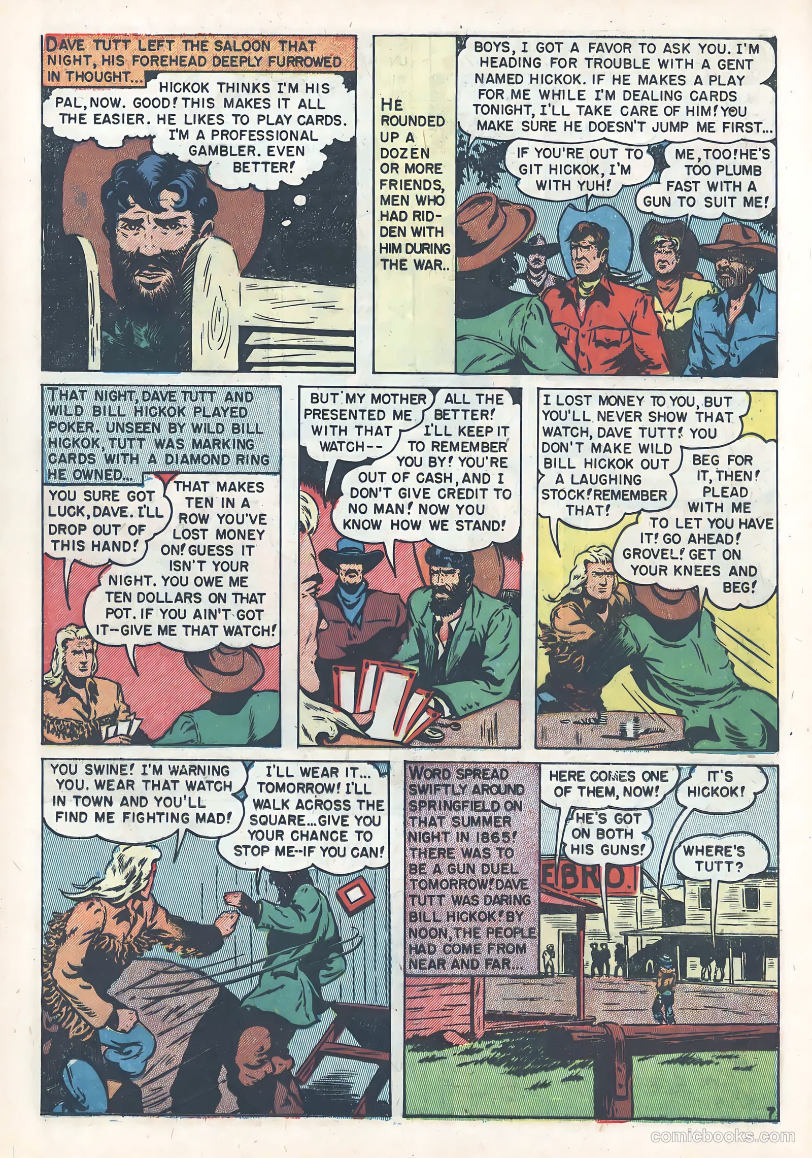 Wild Bill Hickok #6 (1951) — page 16 of 36