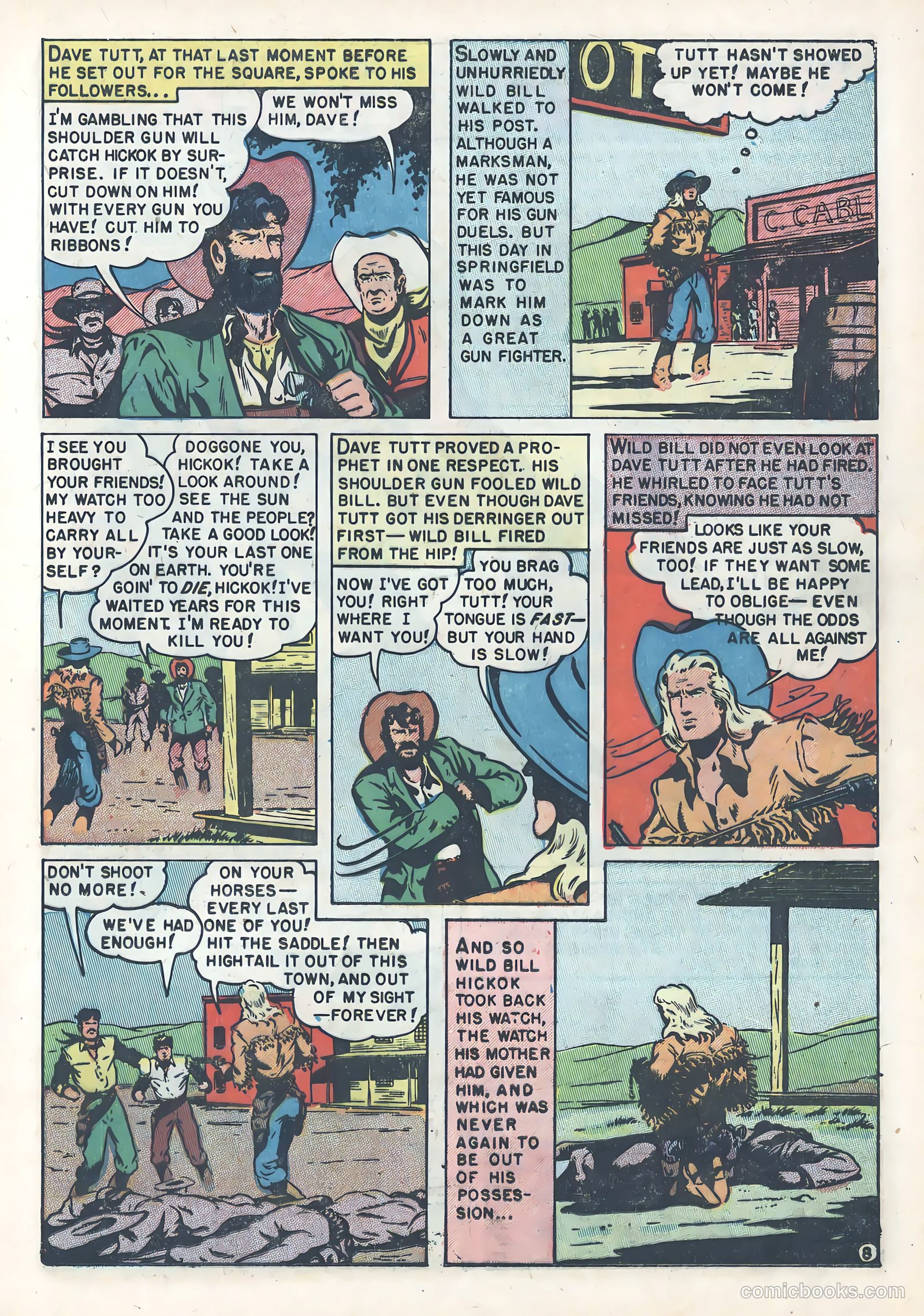 Wild Bill Hickok #6 (1951) — page 17 of 36