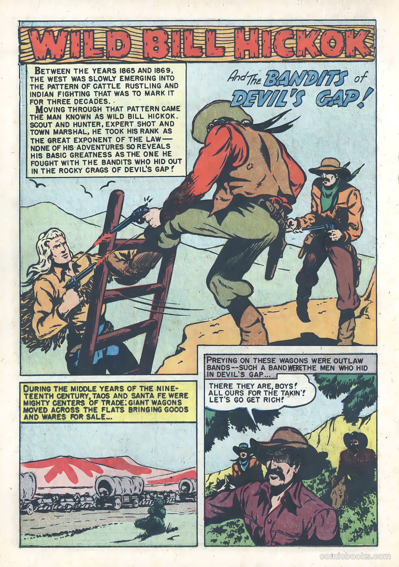 Wild Bill Hickok #6 (1951) — page 18 of 36