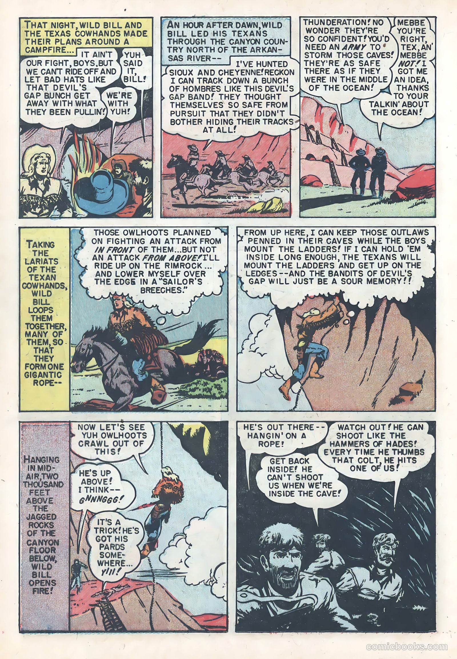 Wild Bill Hickok #6 (1951) — page 20 of 36