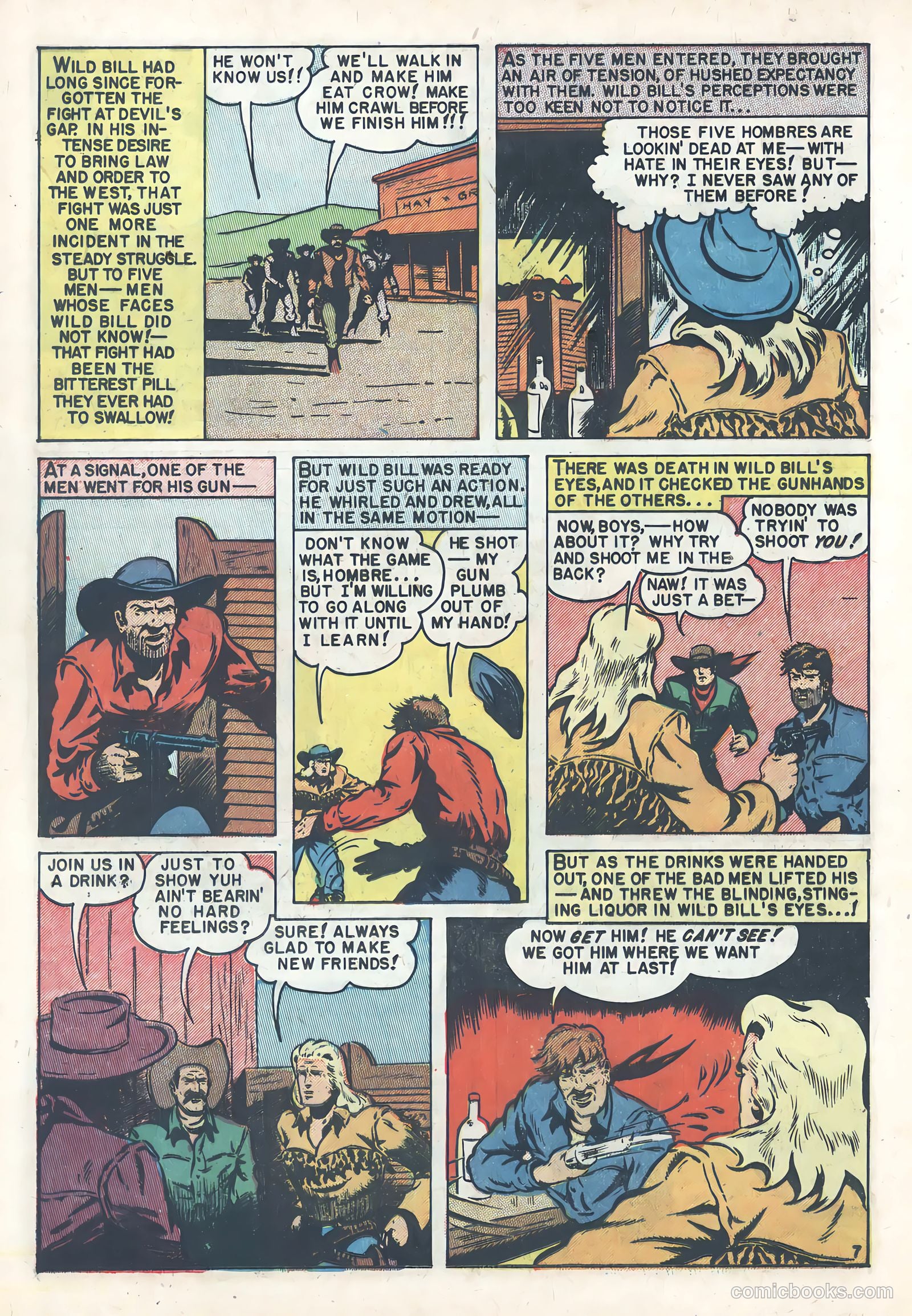 Wild Bill Hickok #6 (1951) — page 24 of 36