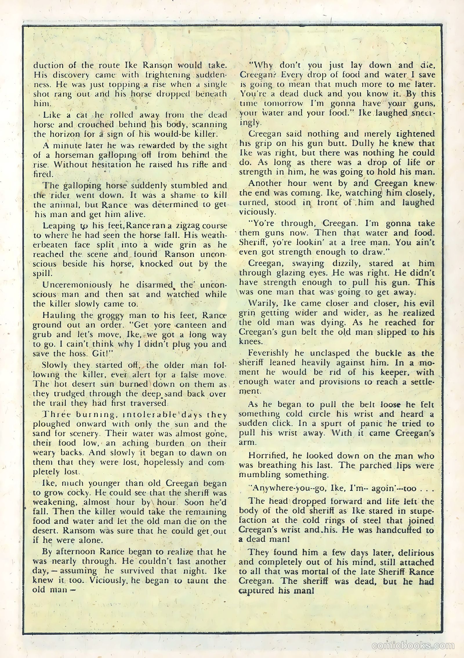 Wild Bill Hickok #6 (1951) — page 27 of 36