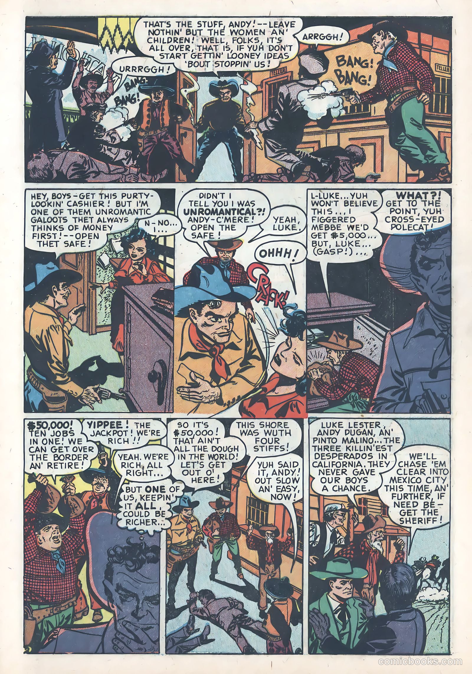 Wild Bill Hickok #6 (1951) — page 29 of 36
