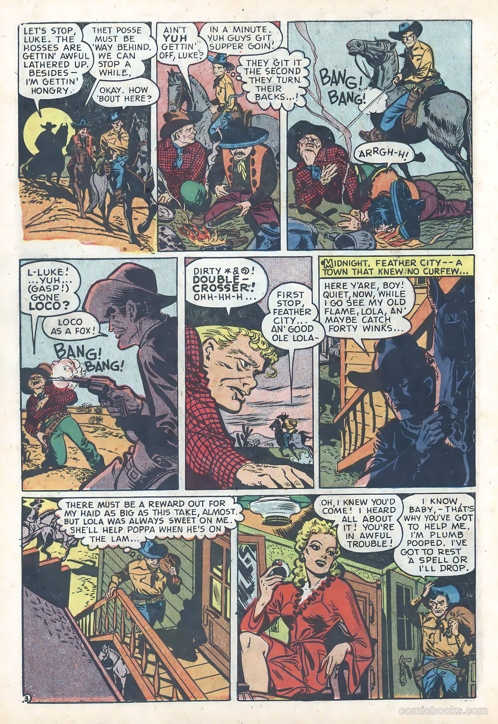 Wild Bill Hickok #6 (1951) — page 30 of 36