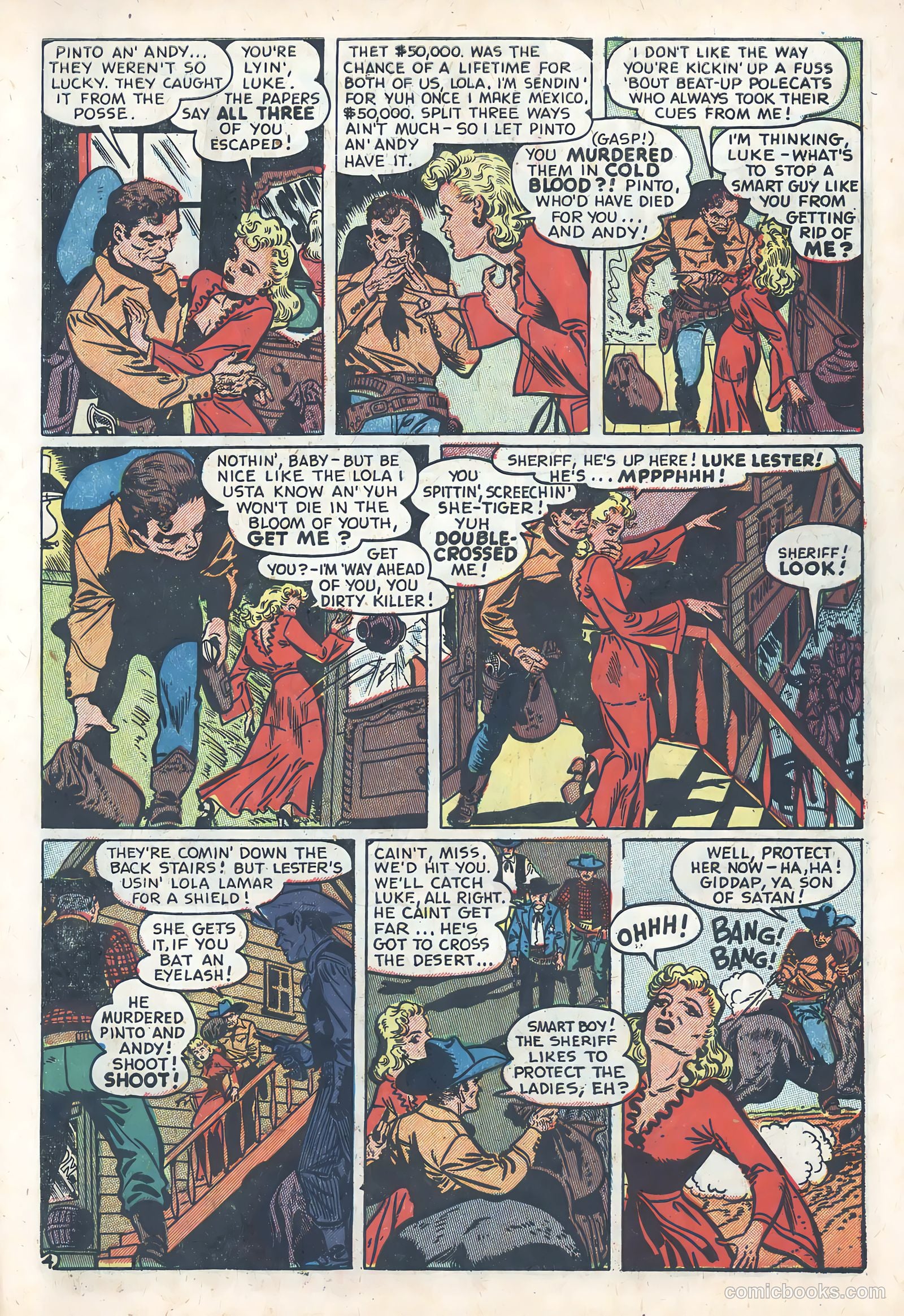 Wild Bill Hickok #6 (1951) — page 31 of 36