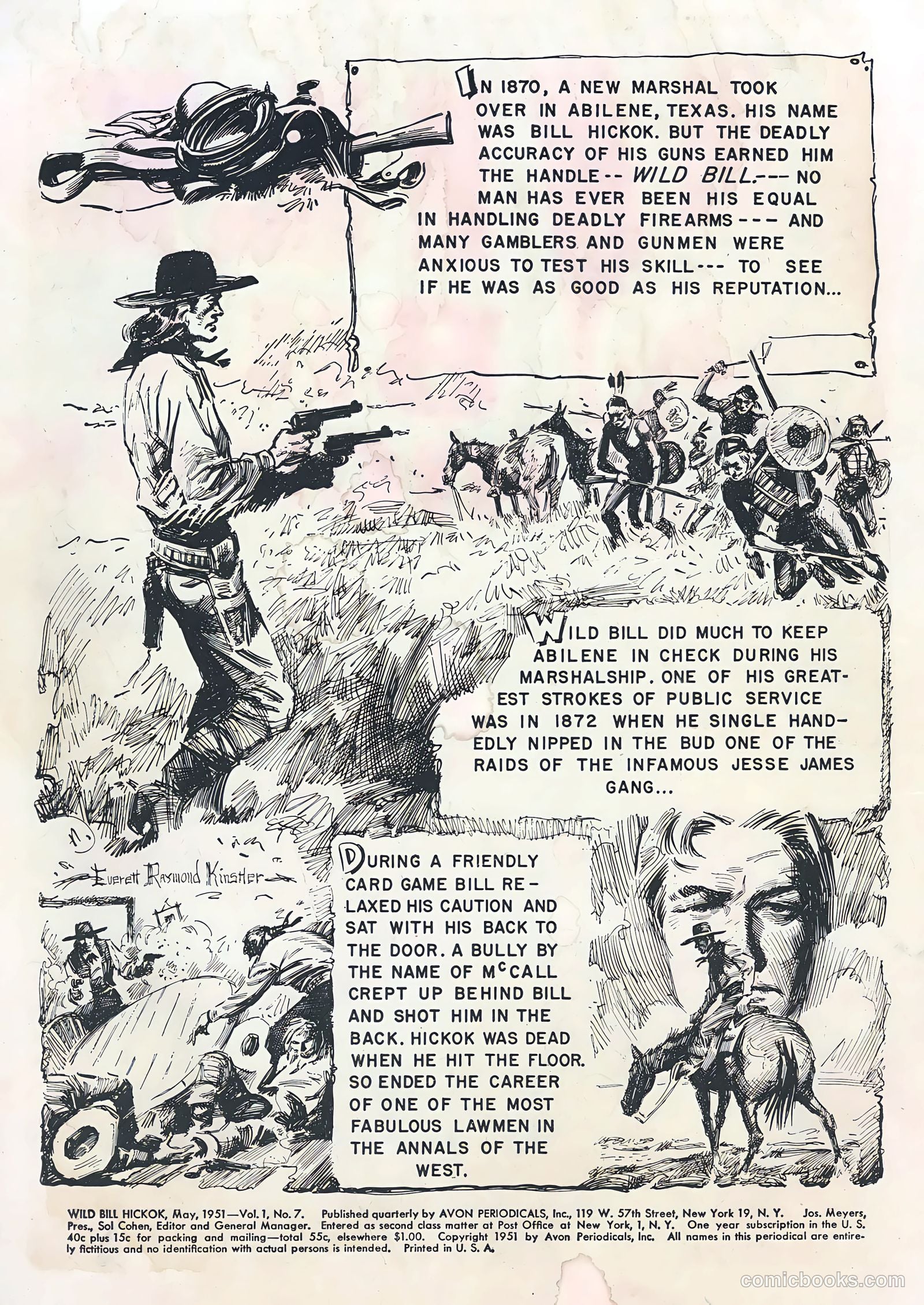 Wild Bill Hickok #7 (1951) — page 2 of 37
