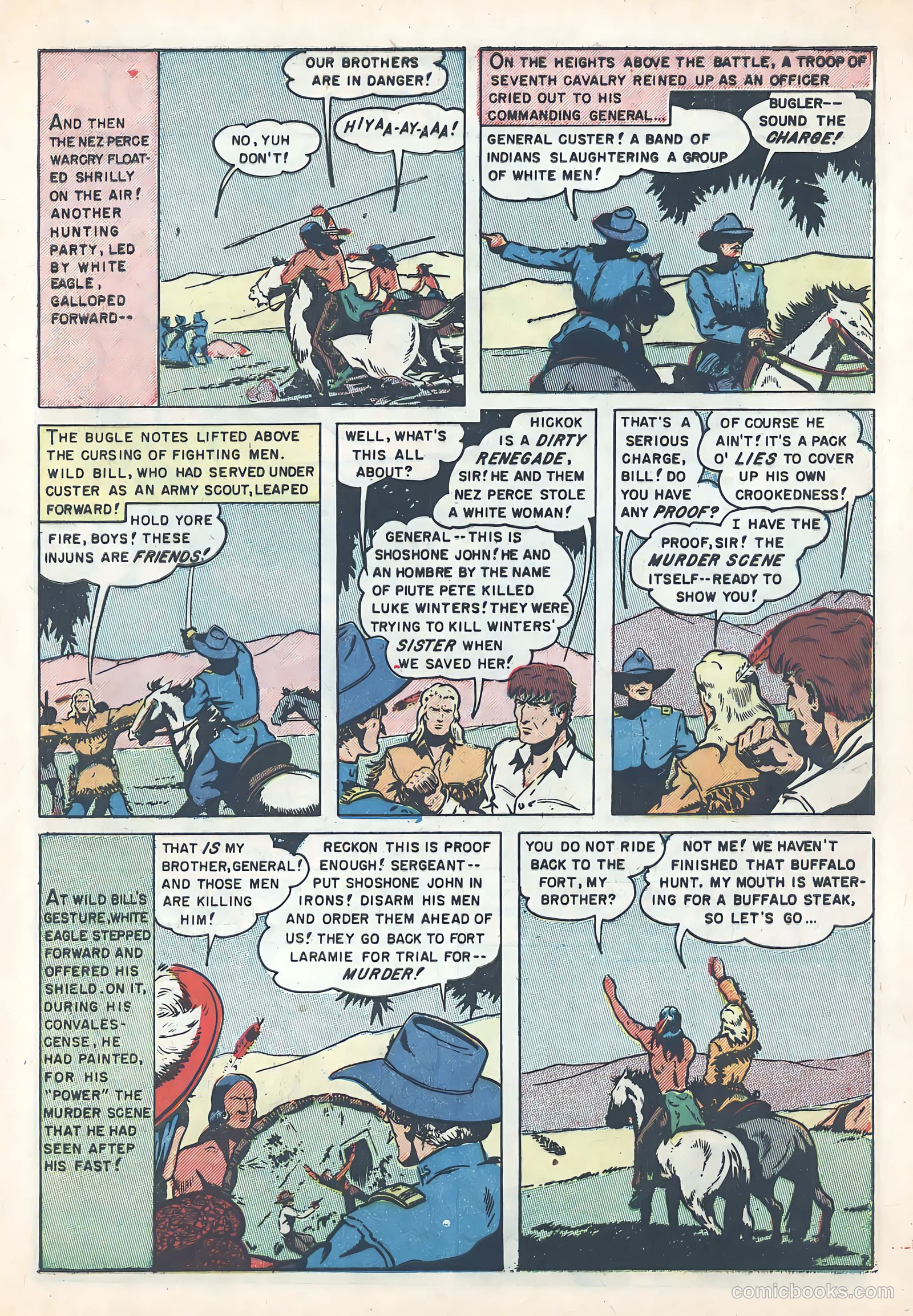 Wild Bill Hickok #7 (1951) — page 9 of 37