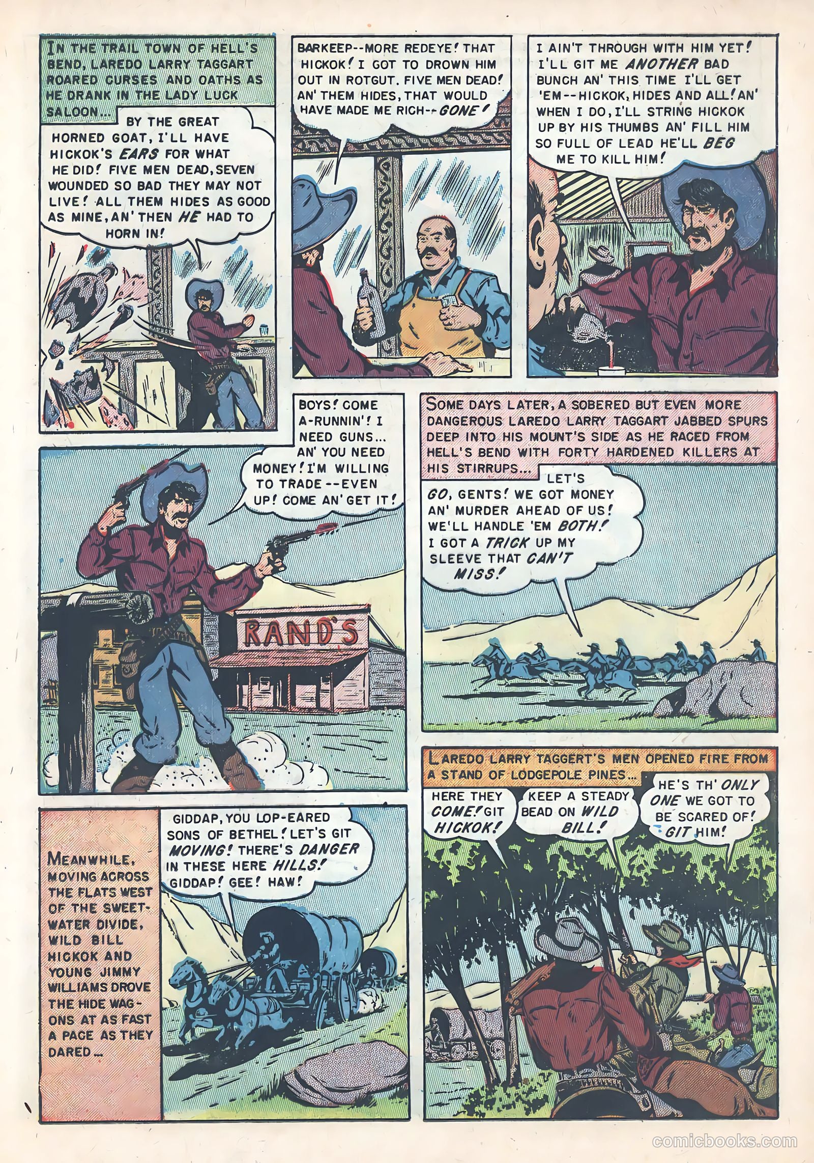 Wild Bill Hickok #7 (1951) — page 13 of 37