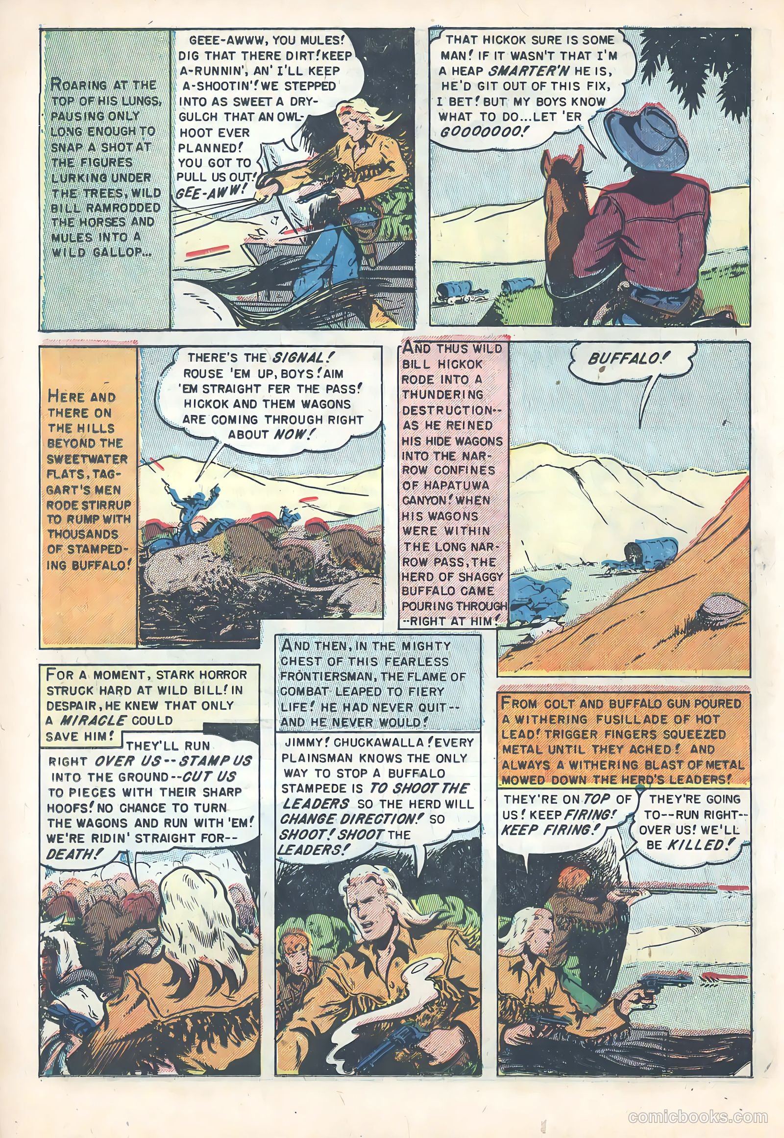 Wild Bill Hickok #7 (1951) — page 14 of 37