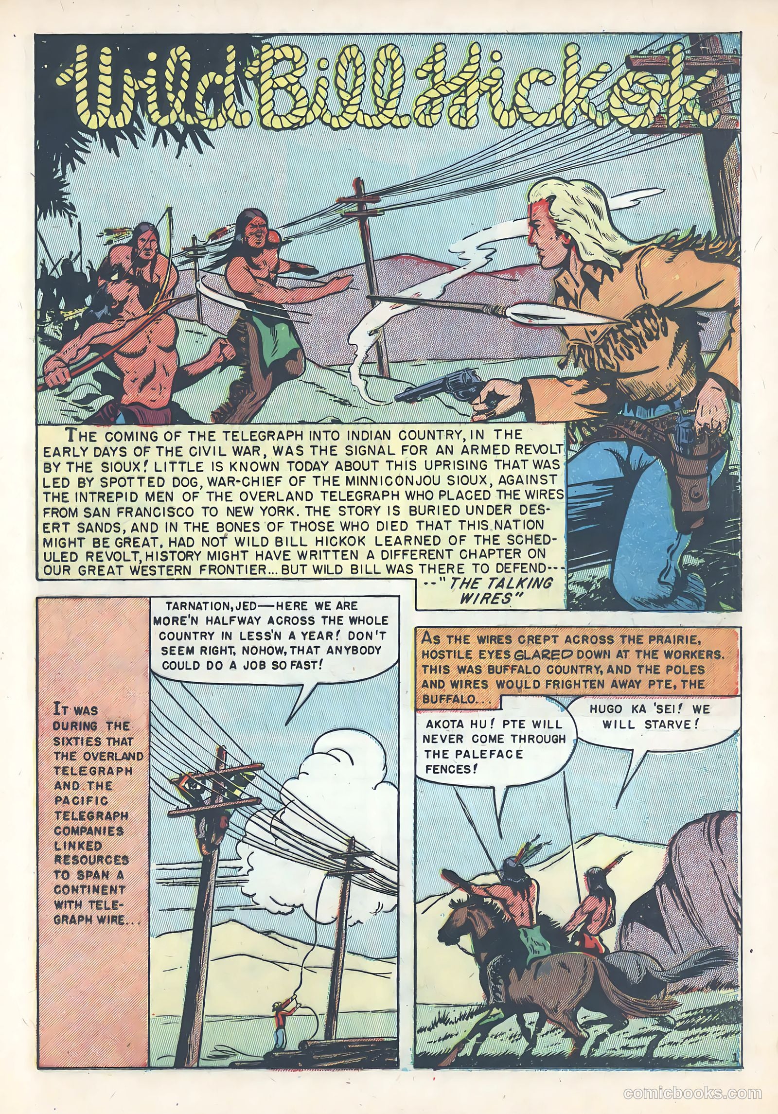 Wild Bill Hickok #7 (1951) — page 17 of 37