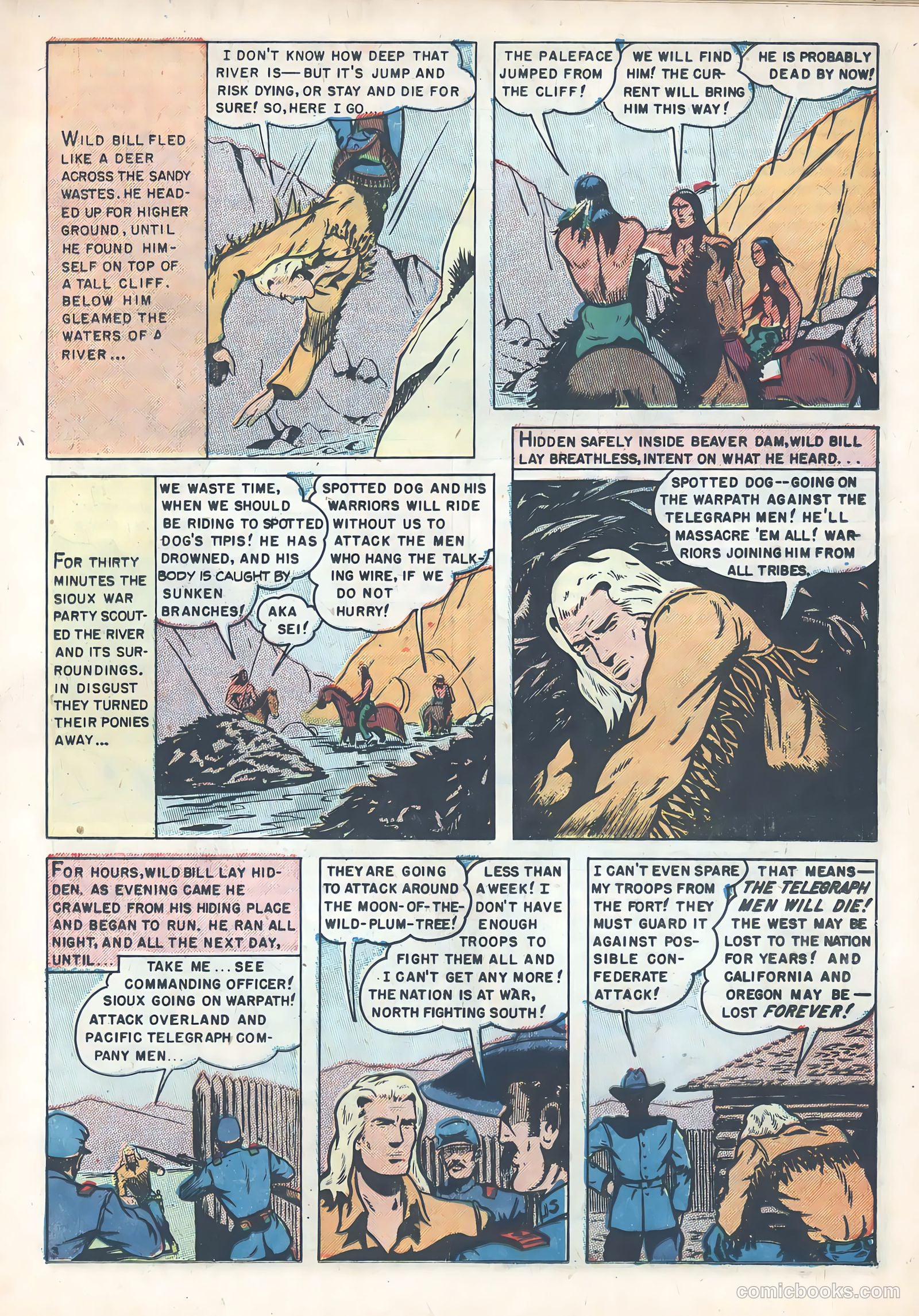 Wild Bill Hickok #7 (1951) — page 19 of 37