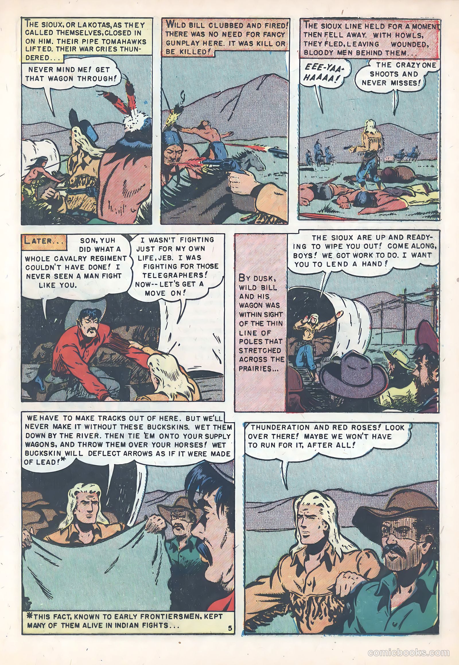 Wild Bill Hickok #7 (1951) — page 21 of 37