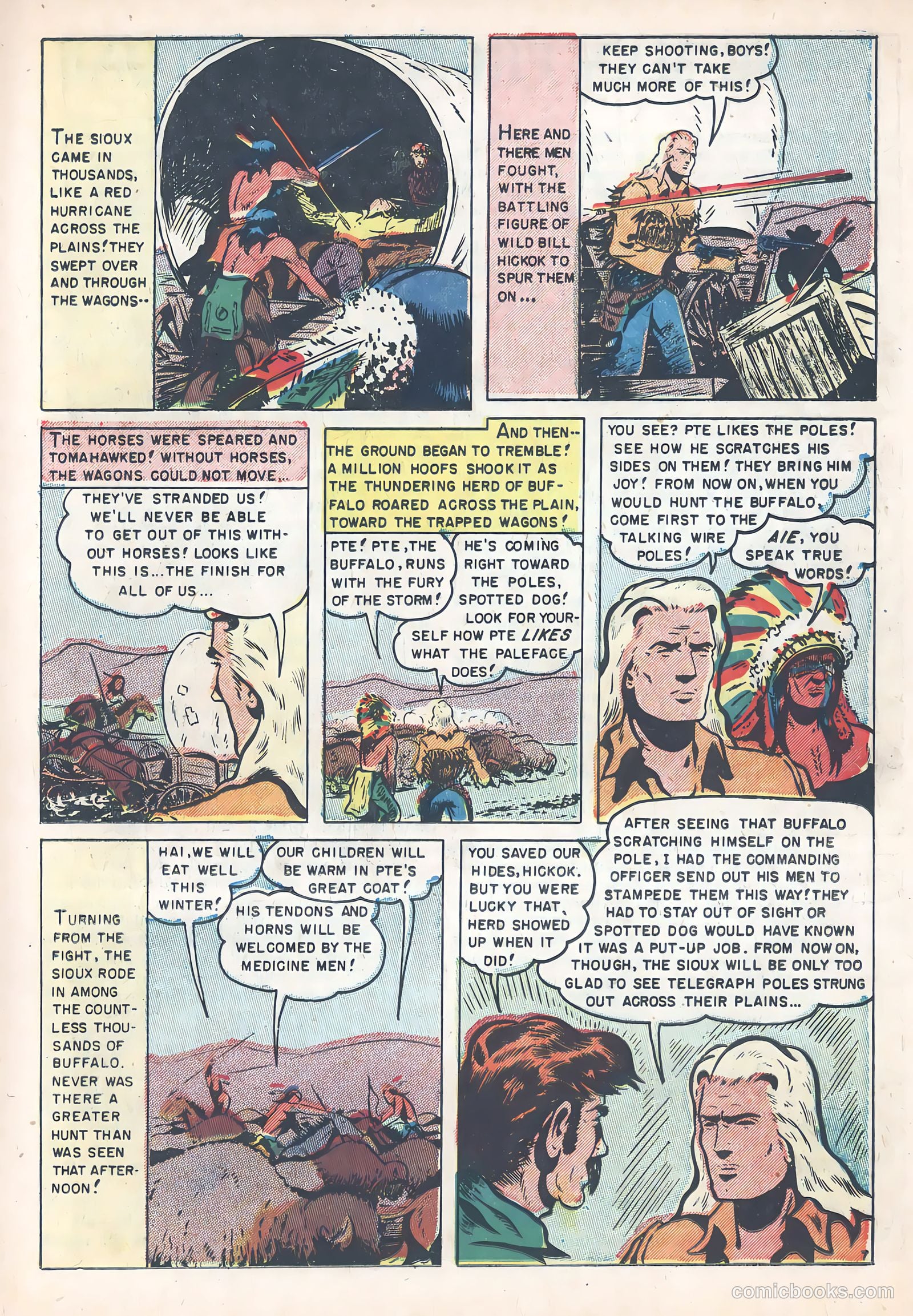 Wild Bill Hickok #7 (1951) — page 23 of 37