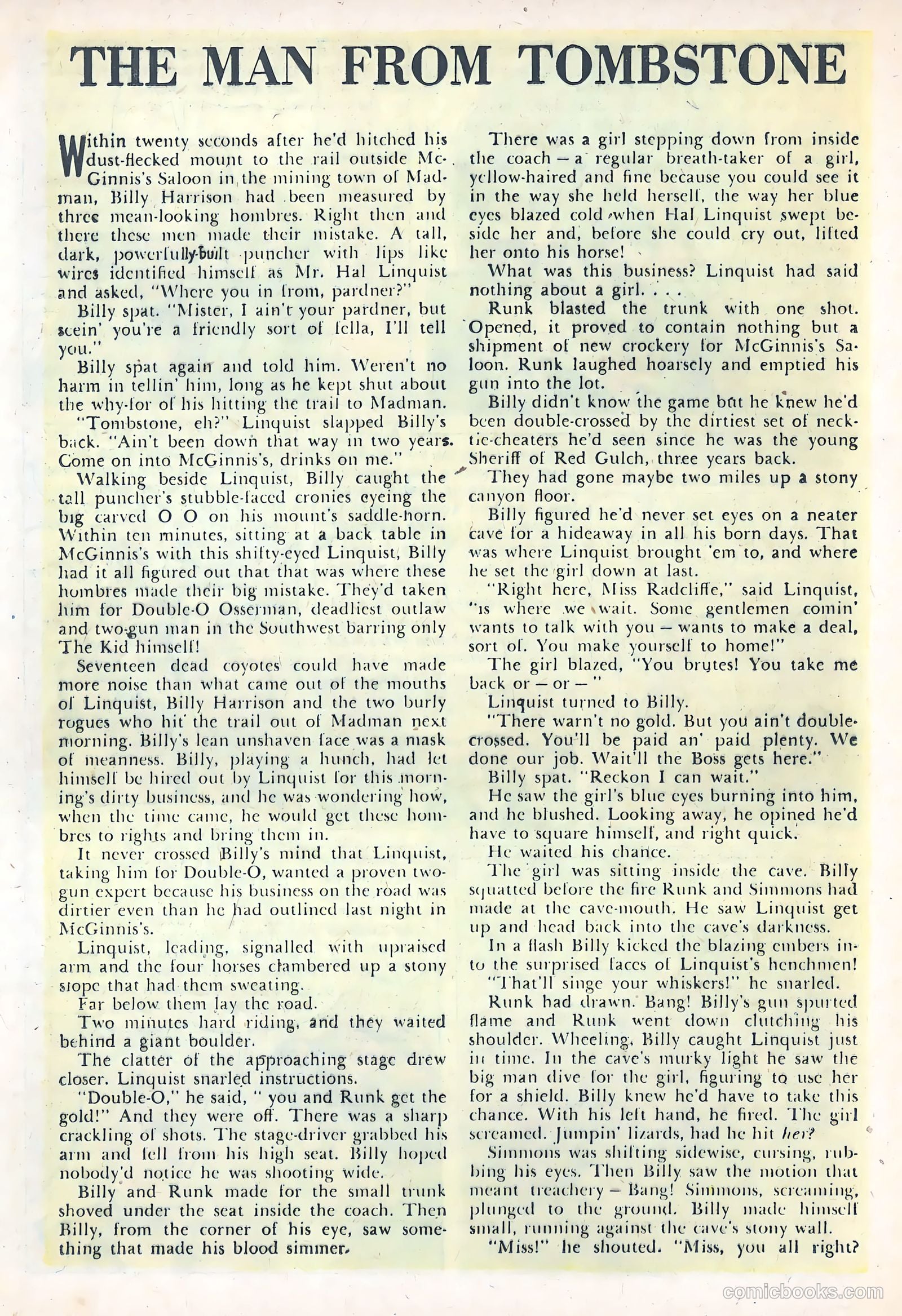 Wild Bill Hickok #7 (1951) — page 24 of 37