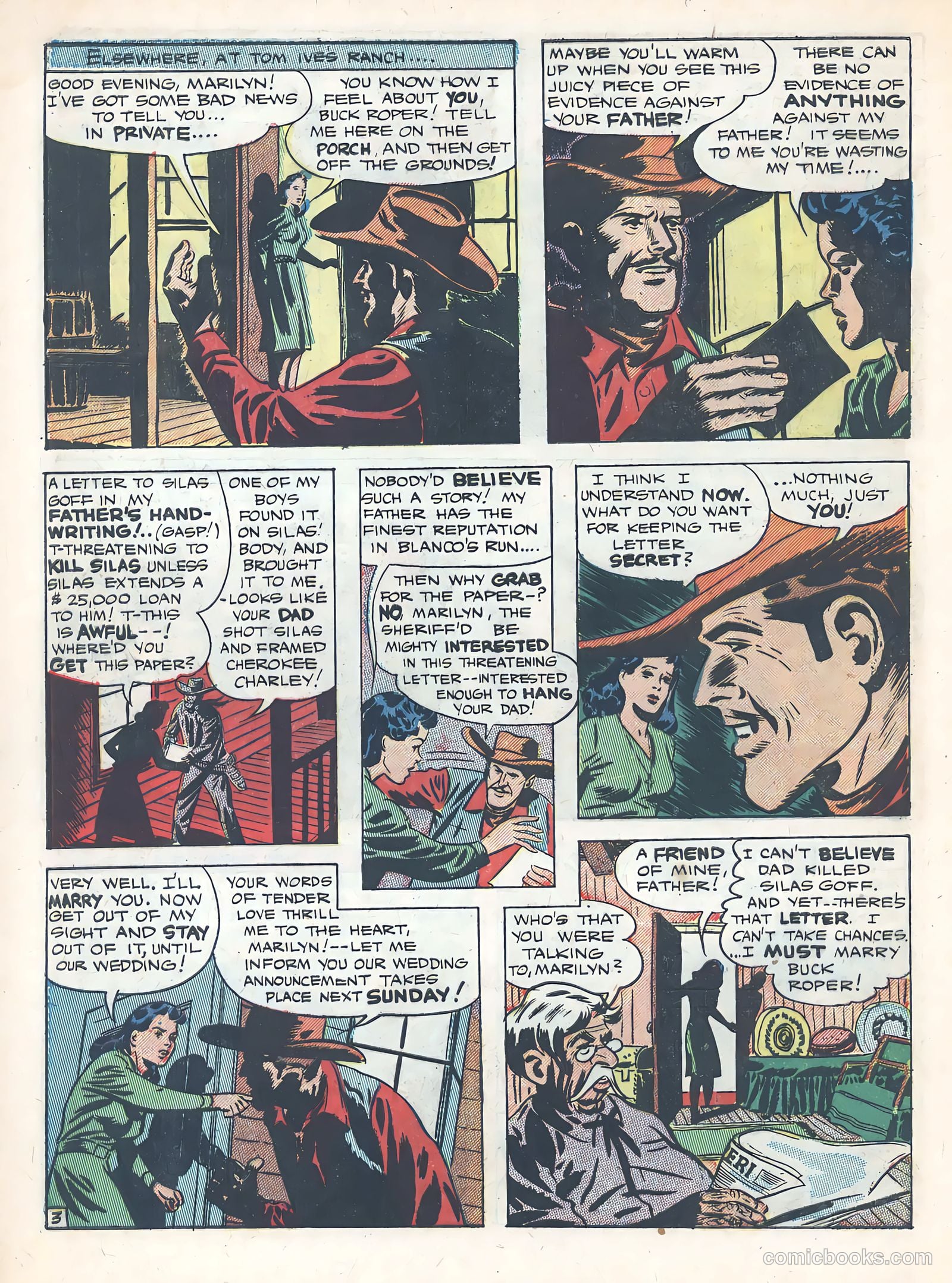 Wild Bill Hickok #7 (1951) — page 28 of 37