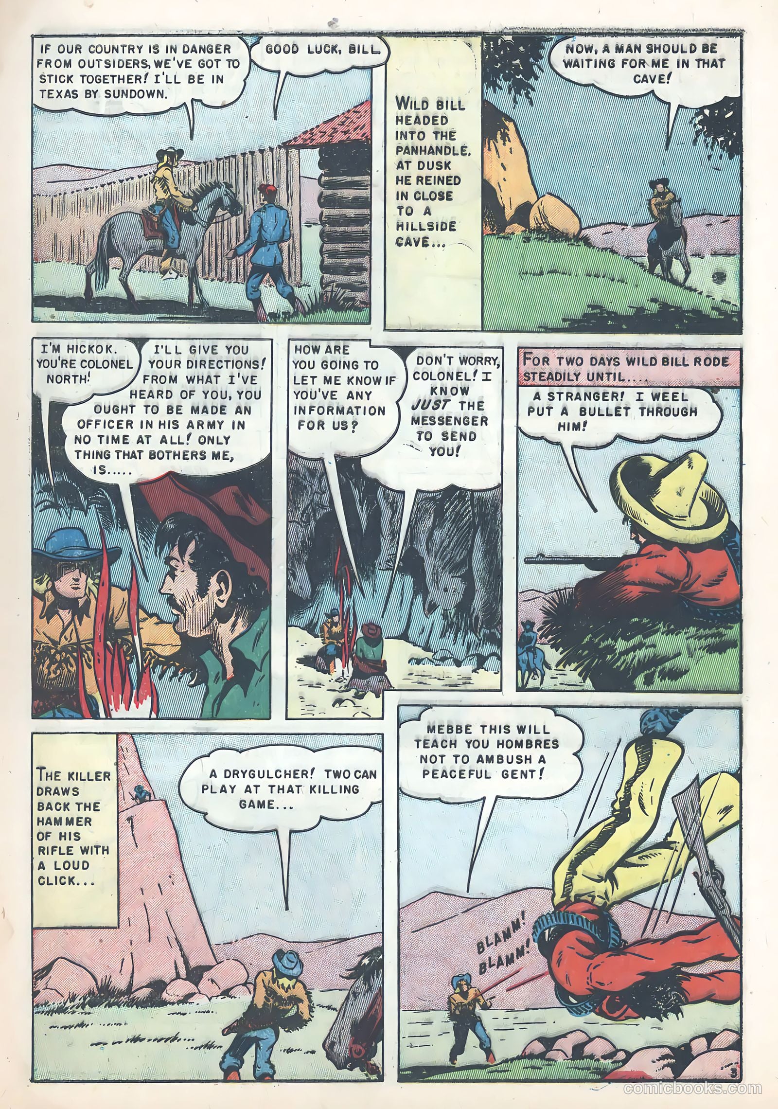 Wild Bill Hickok #8 (1951) — page 5 of 36