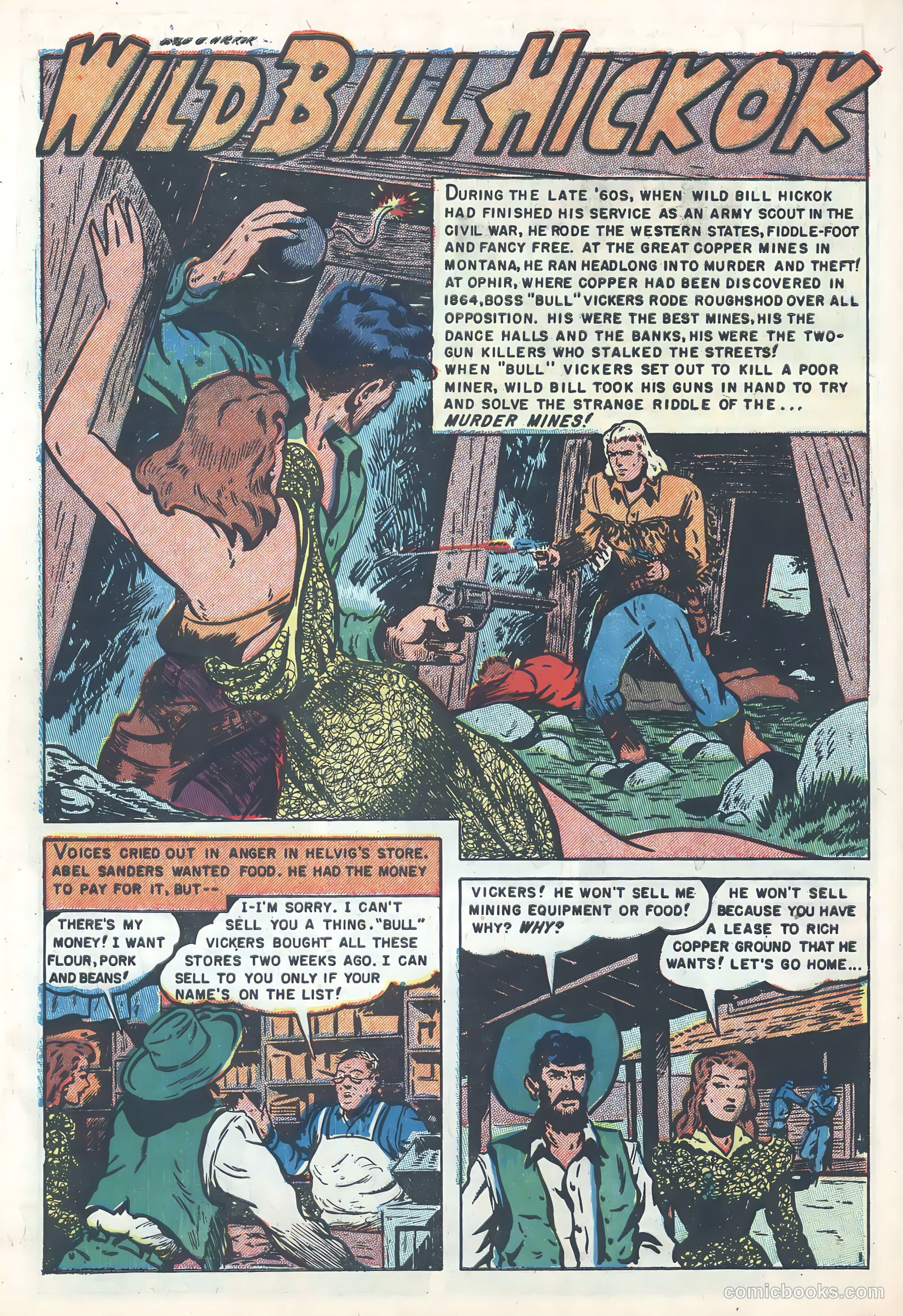 Wild Bill Hickok #8 (1951) — page 10 of 36