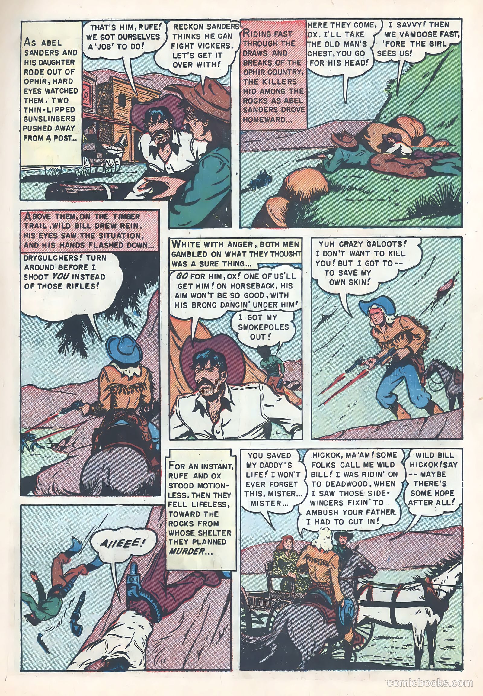 Wild Bill Hickok #8 (1951) — page 11 of 36