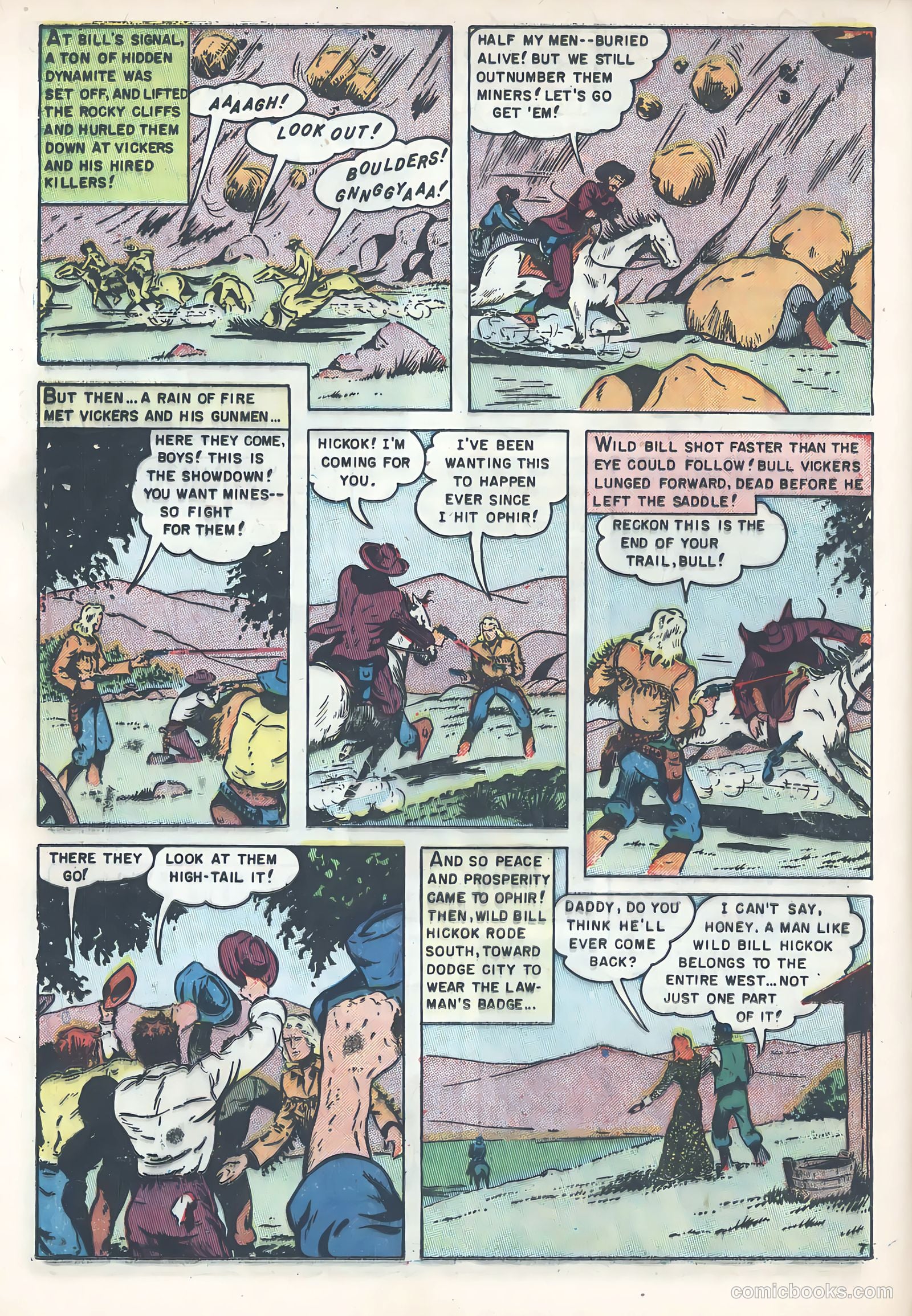 Wild Bill Hickok #8 (1951) — page 16 of 36