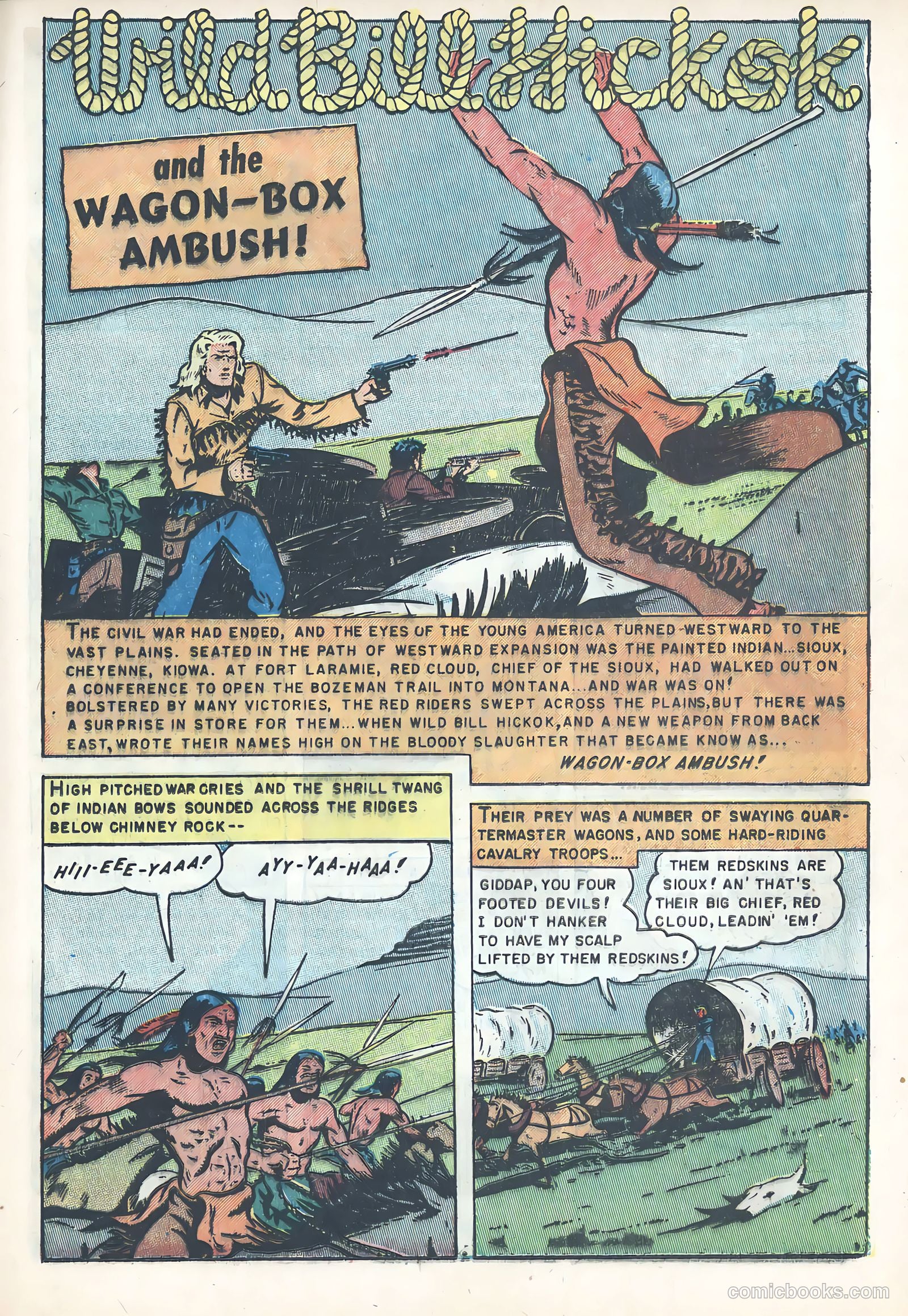 Wild Bill Hickok #8 (1951) — page 17 of 36