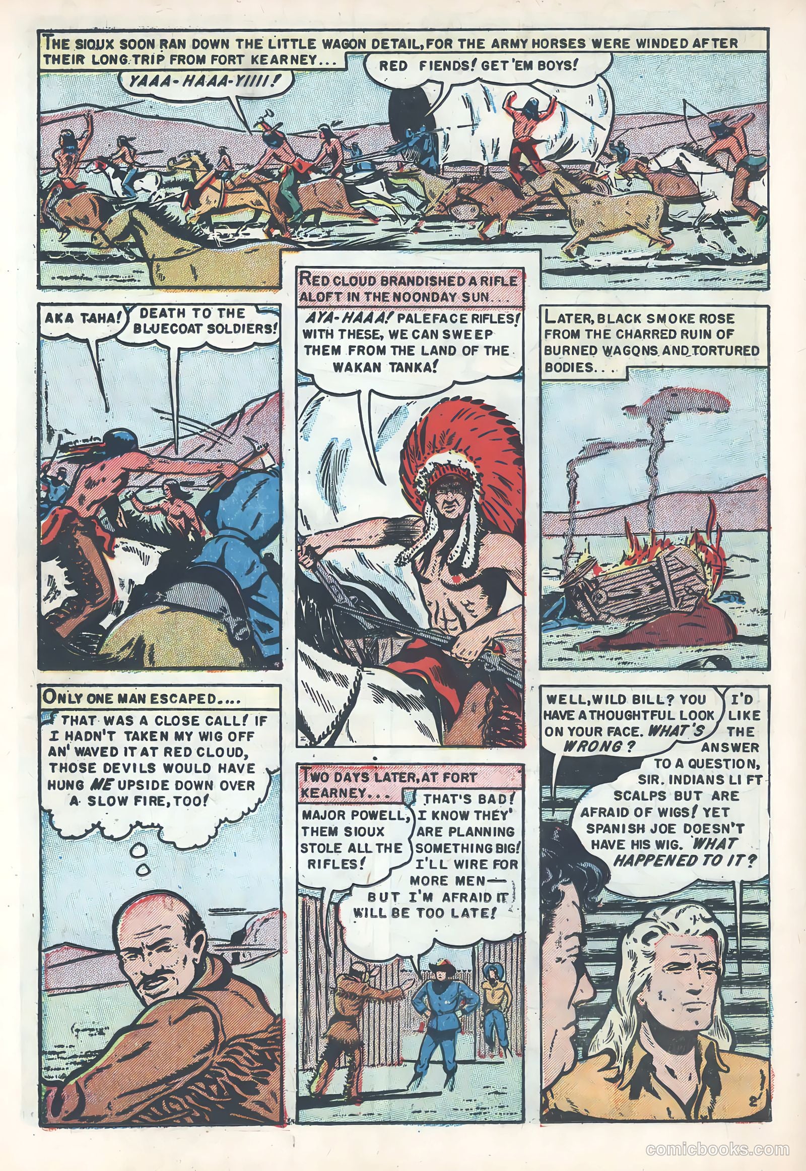 Wild Bill Hickok #8 (1951) — page 18 of 36